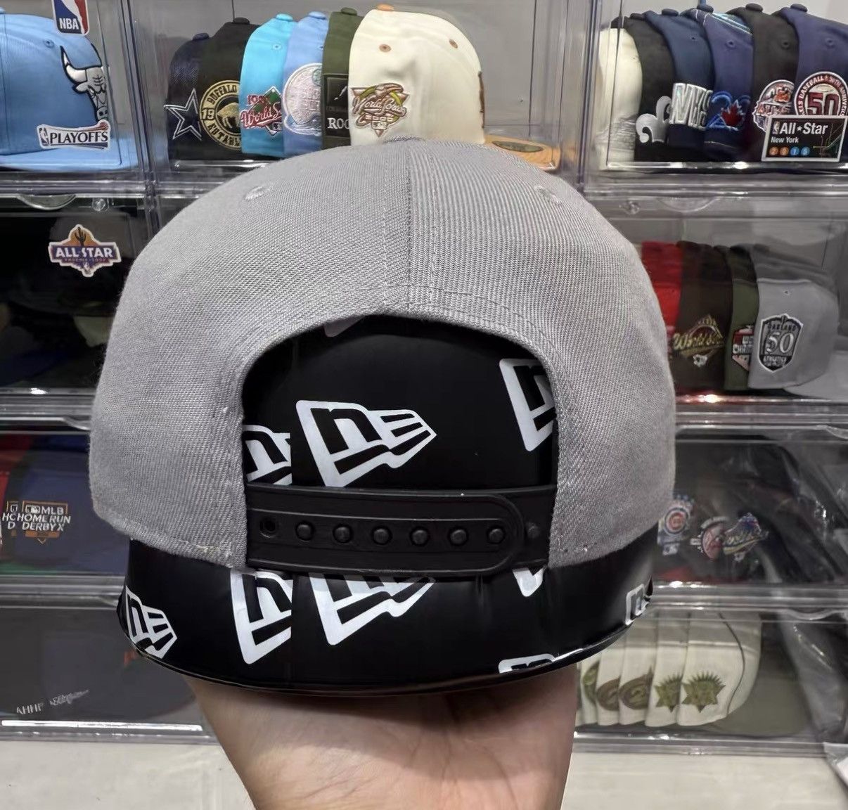 New Era New Era NBA Miami Heat Flat Brim Baseball Cap J32 Size ONE SIZE - 5 Thumbnail