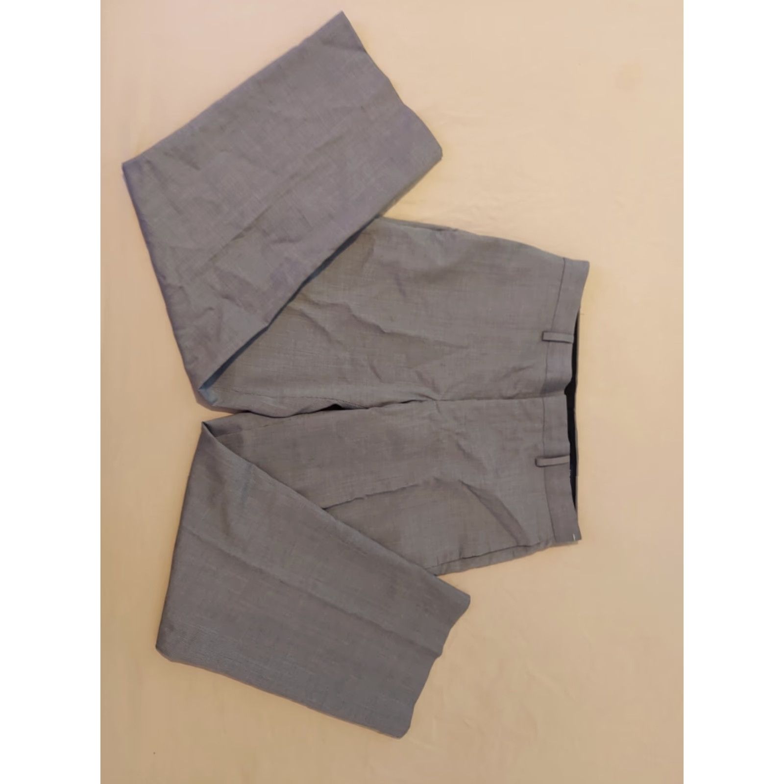 Banana Republic Banana Republic Mens Pants Wool Dress Pants Gray 32x30 Wool Dress Pants Men 32 30 Gray Chino Slack Trouser Size US 32 / EU 48 - 2 Thumbnail