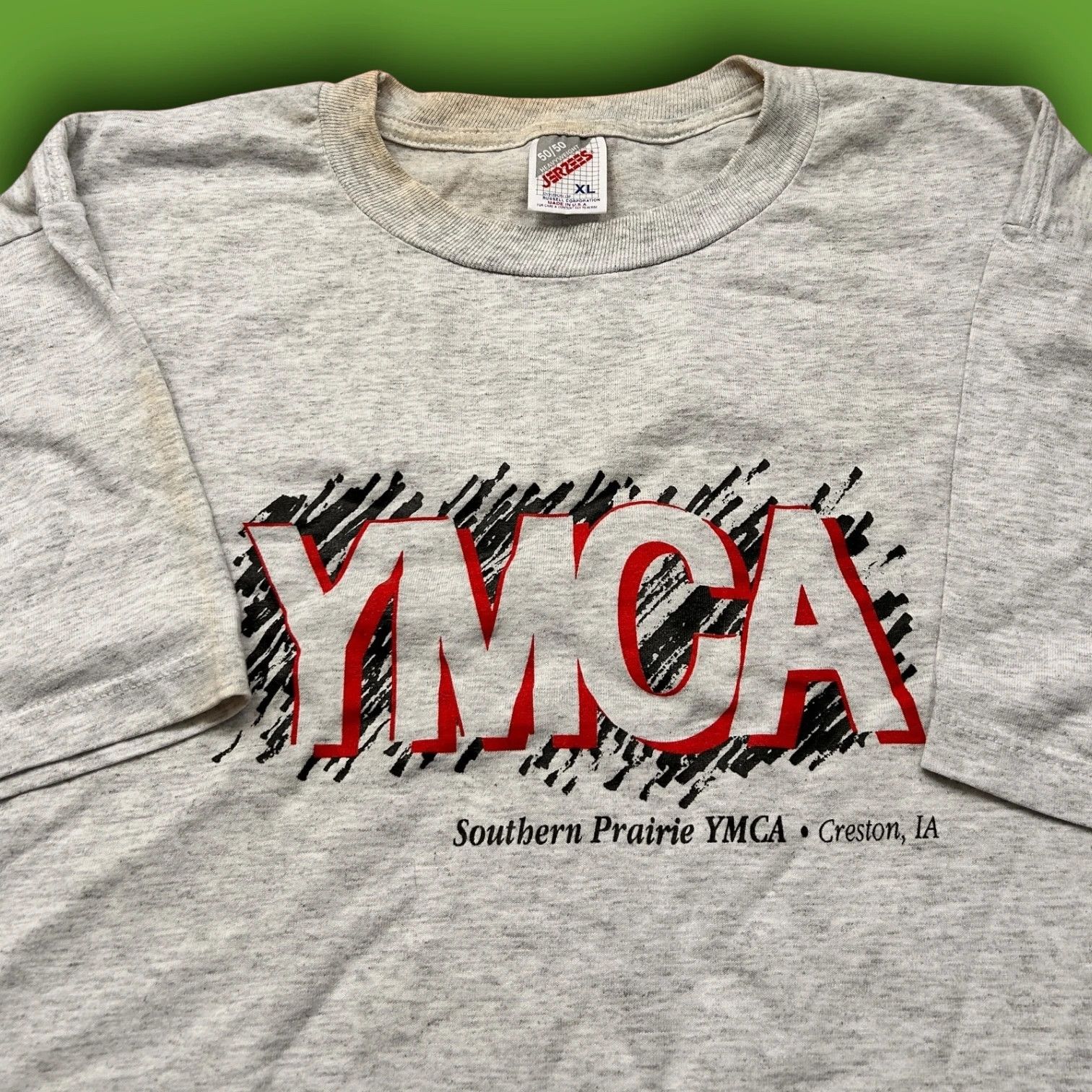 Jerzees Vintage 90s YMCA Church T Shirt Size US XL / EU 56 / 4 - 1 Thumbnail