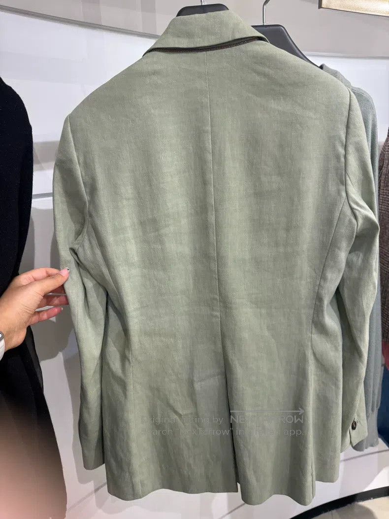Brunello Cucinelli Brunello Cucinelli Linen Suit Jacket Size XS / US 0-2 / IT 36-38 - 5 Thumbnail