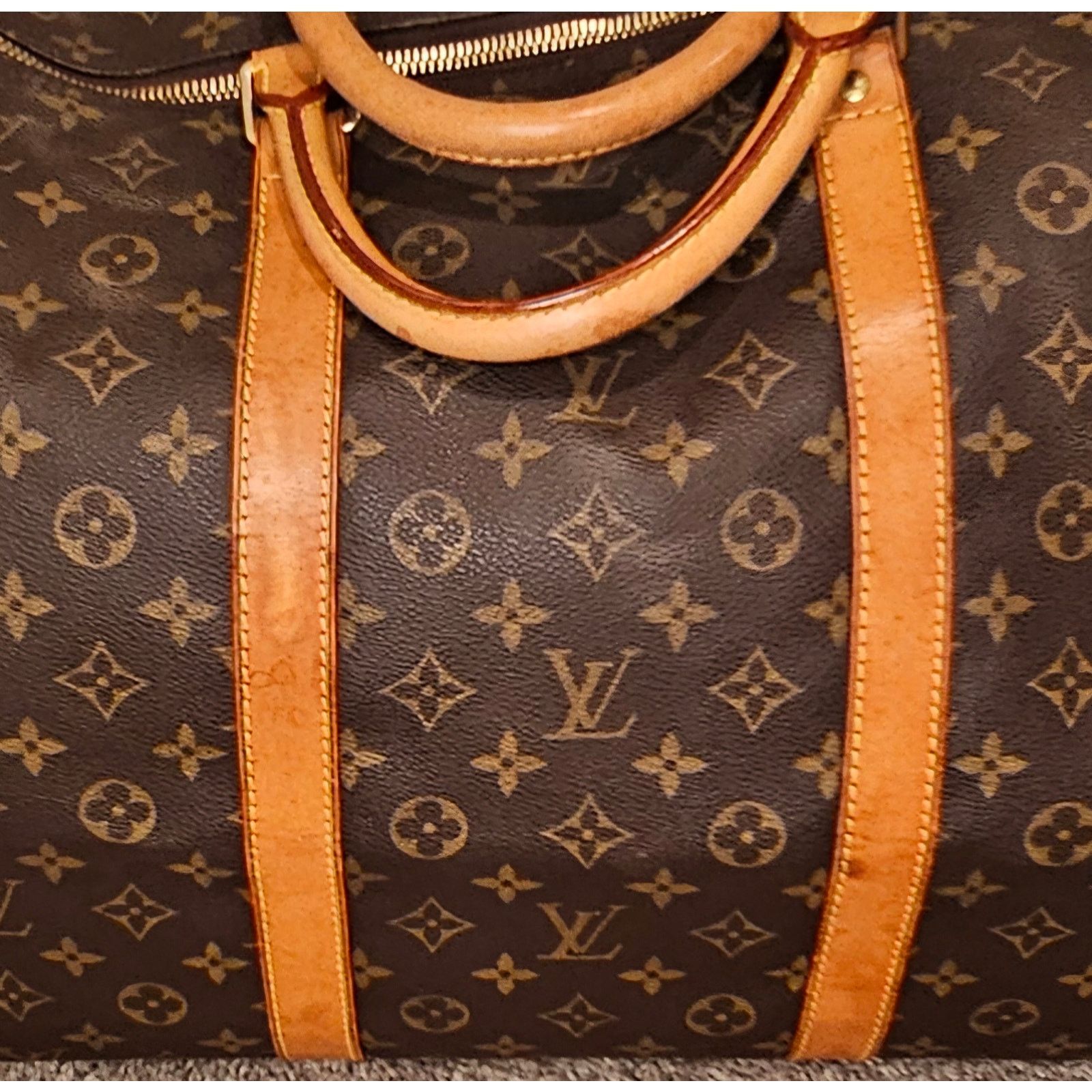 Louis Vuitton Louis Vuitton Vintage Keepall 55 Monogram Travel Bag Size ONE SIZE - 17 Thumbnail