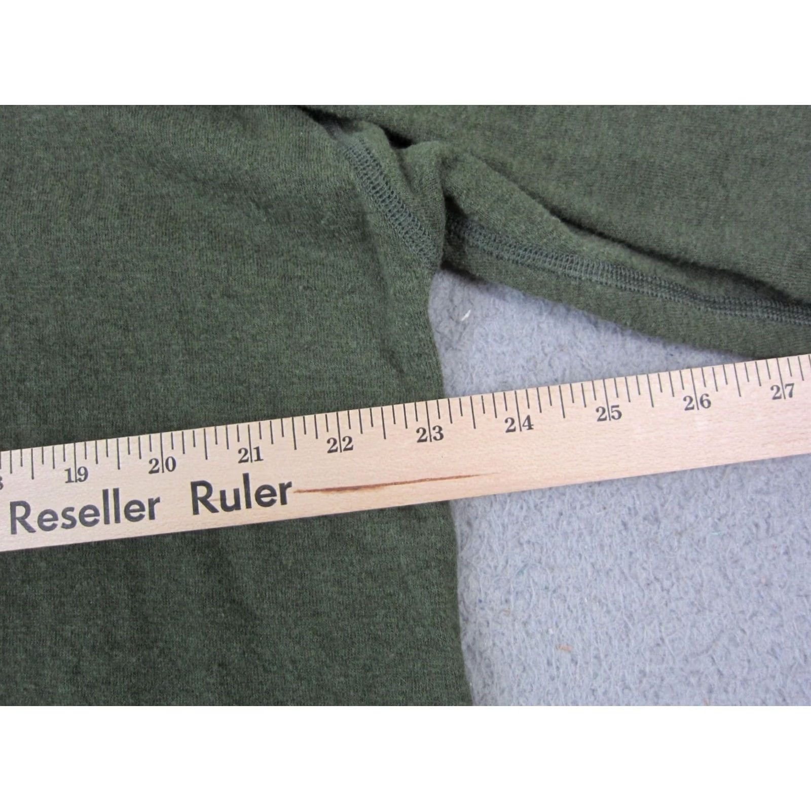 Vintage LL Bean Shirt Mens XL Green Two Layer River Drivers Henley Button Up Wool Cotton Knit Long Sleeve 90s Outdoor Casual Mens Size US XL / EU 56 / 4 - 5 Thumbnail