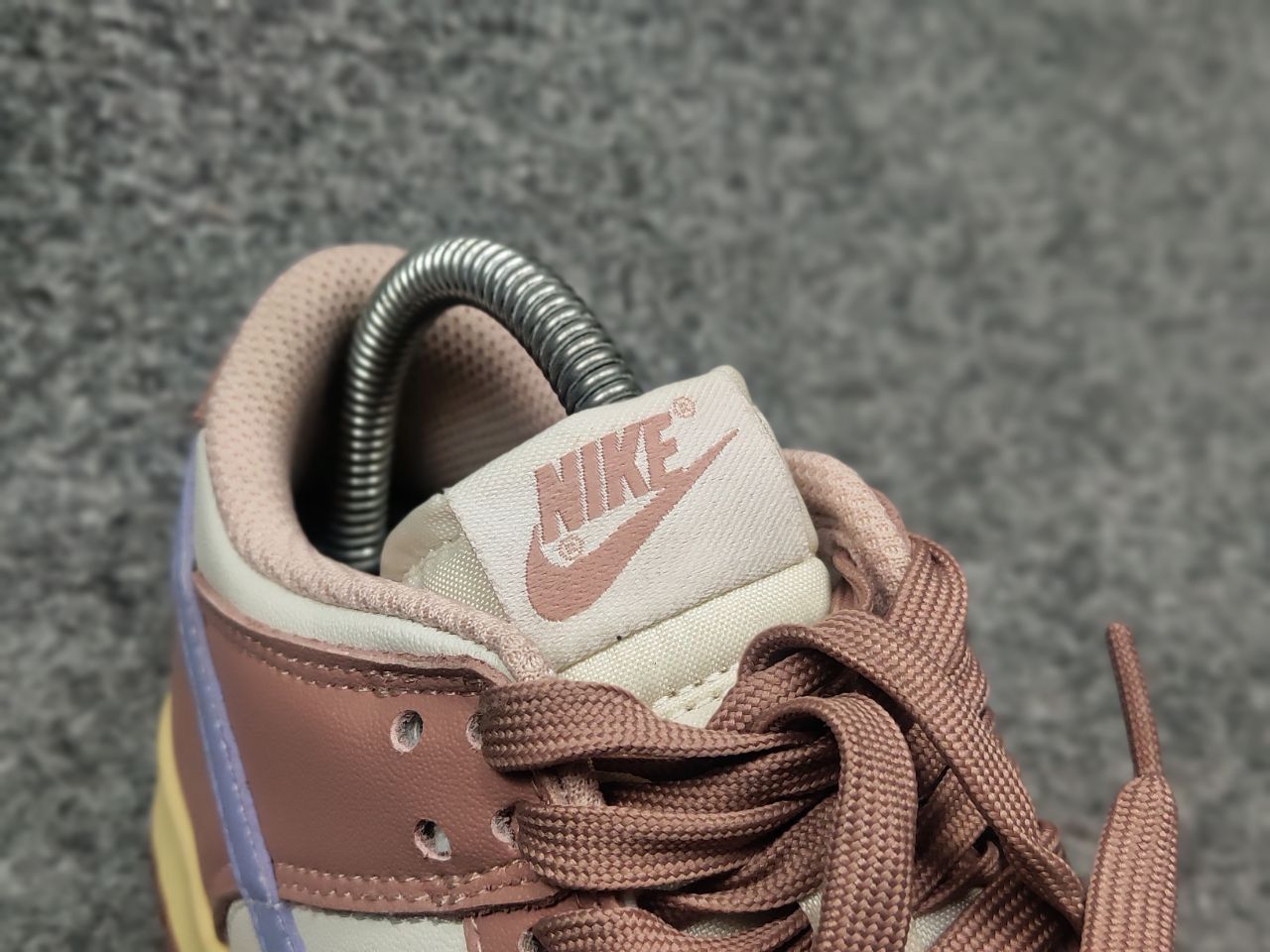Nike Nike Dunk Low Pink Oxford Purple White Sneaker Vintage Style Size US 5.5 / IT 35.5 - 20 Thumbnail