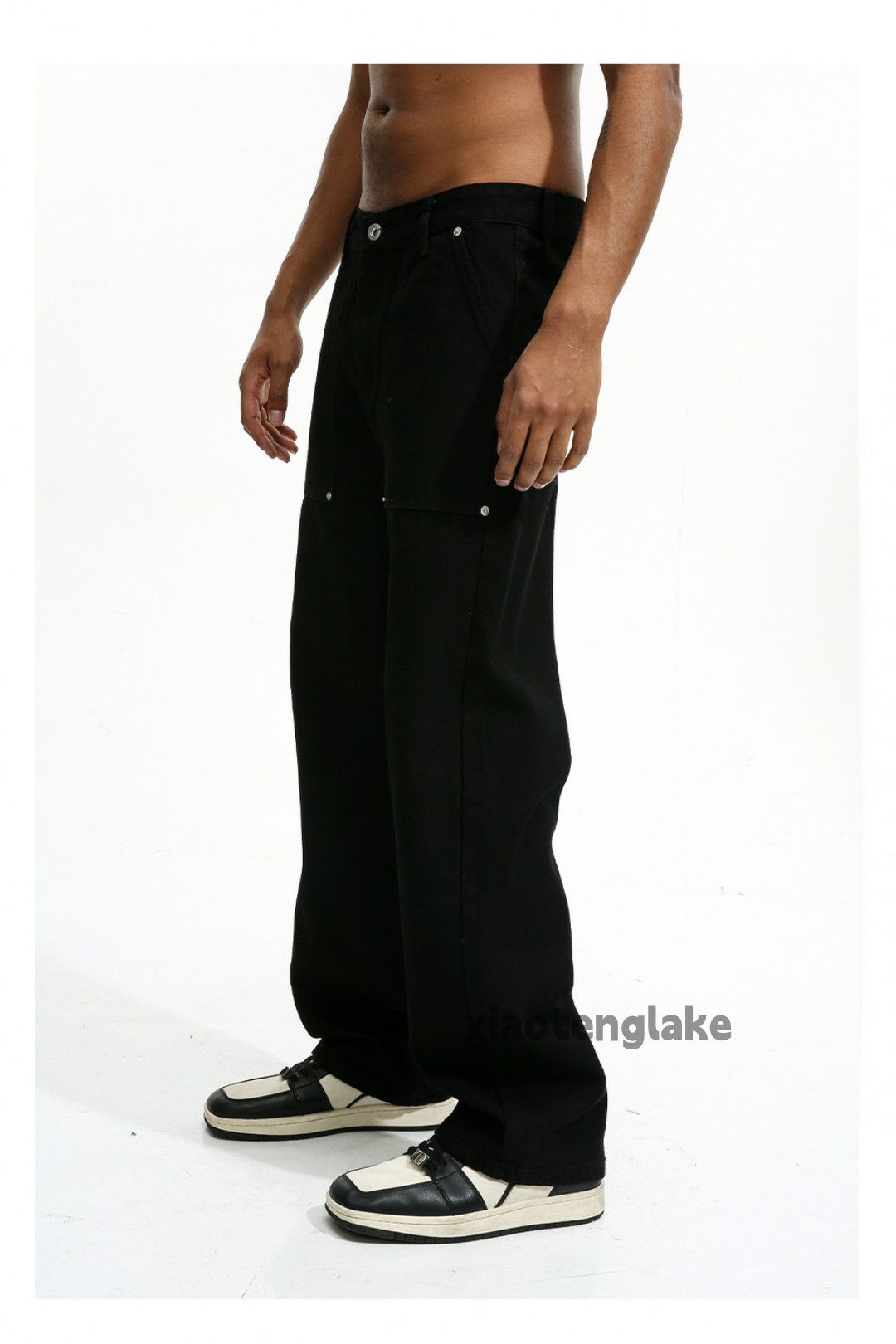 Designer × Japanese Brand × Vintage utility skate hiphop loose baggy carpenter cargo pants Size US 32 / EU 48 - 4 Thumbnail
