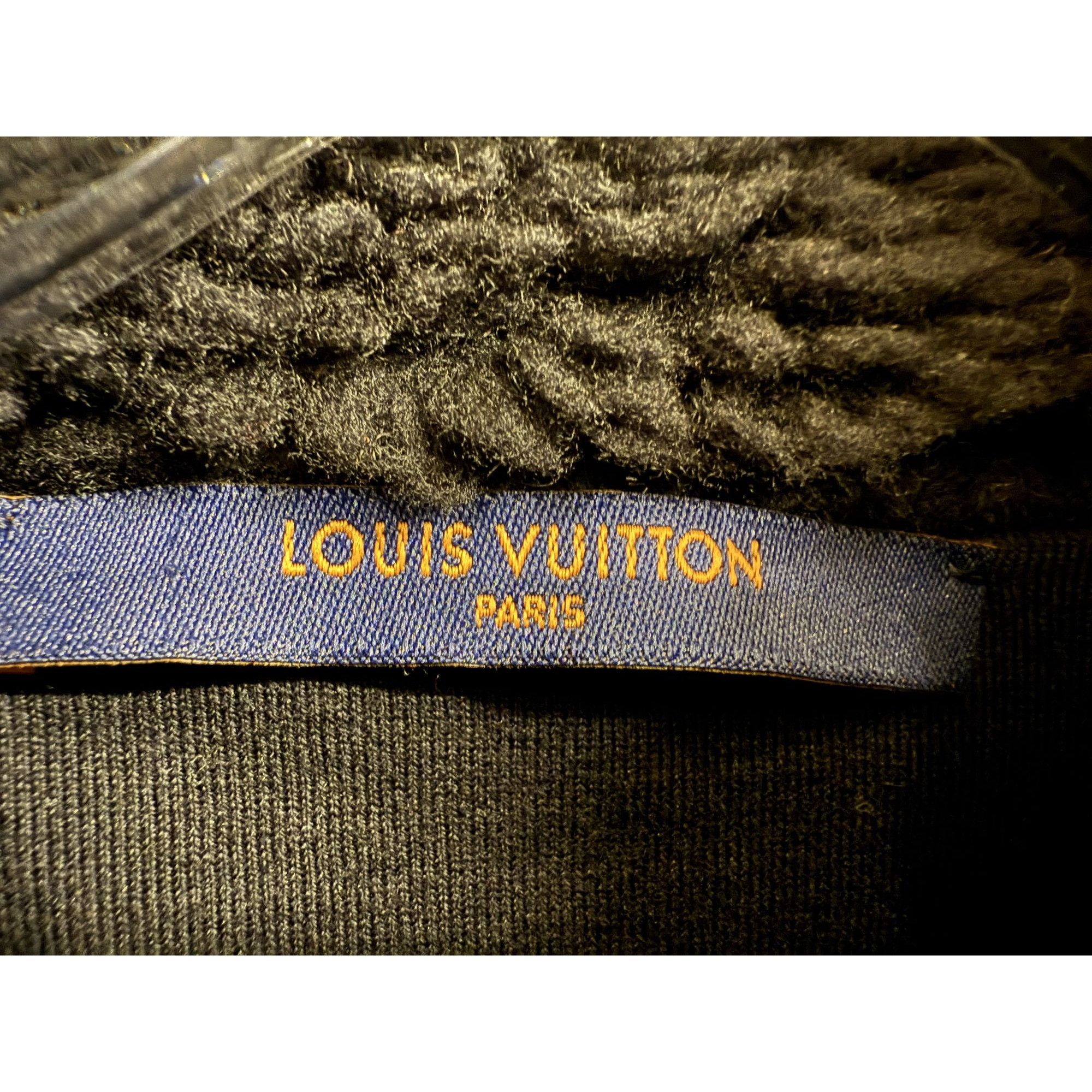 Louis Vuitton Louis Vuitton Mens Checkered Sherpa Fleece Jacket L Gray & B Size US L / EU 52-54 / 3 - 3 Thumbnail