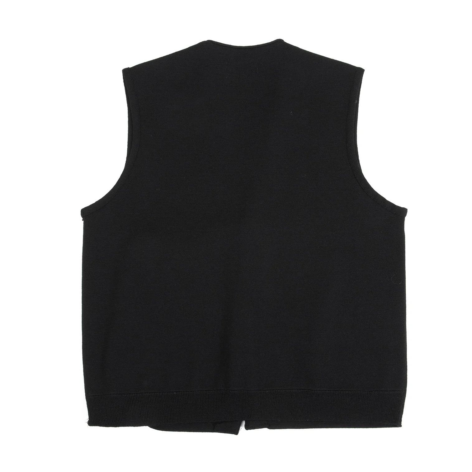 Yohji Yamamoto Yohji Yamamoto Wool Knit Vest Black M Size US M / EU 48-50 / 2 - 10 Thumbnail