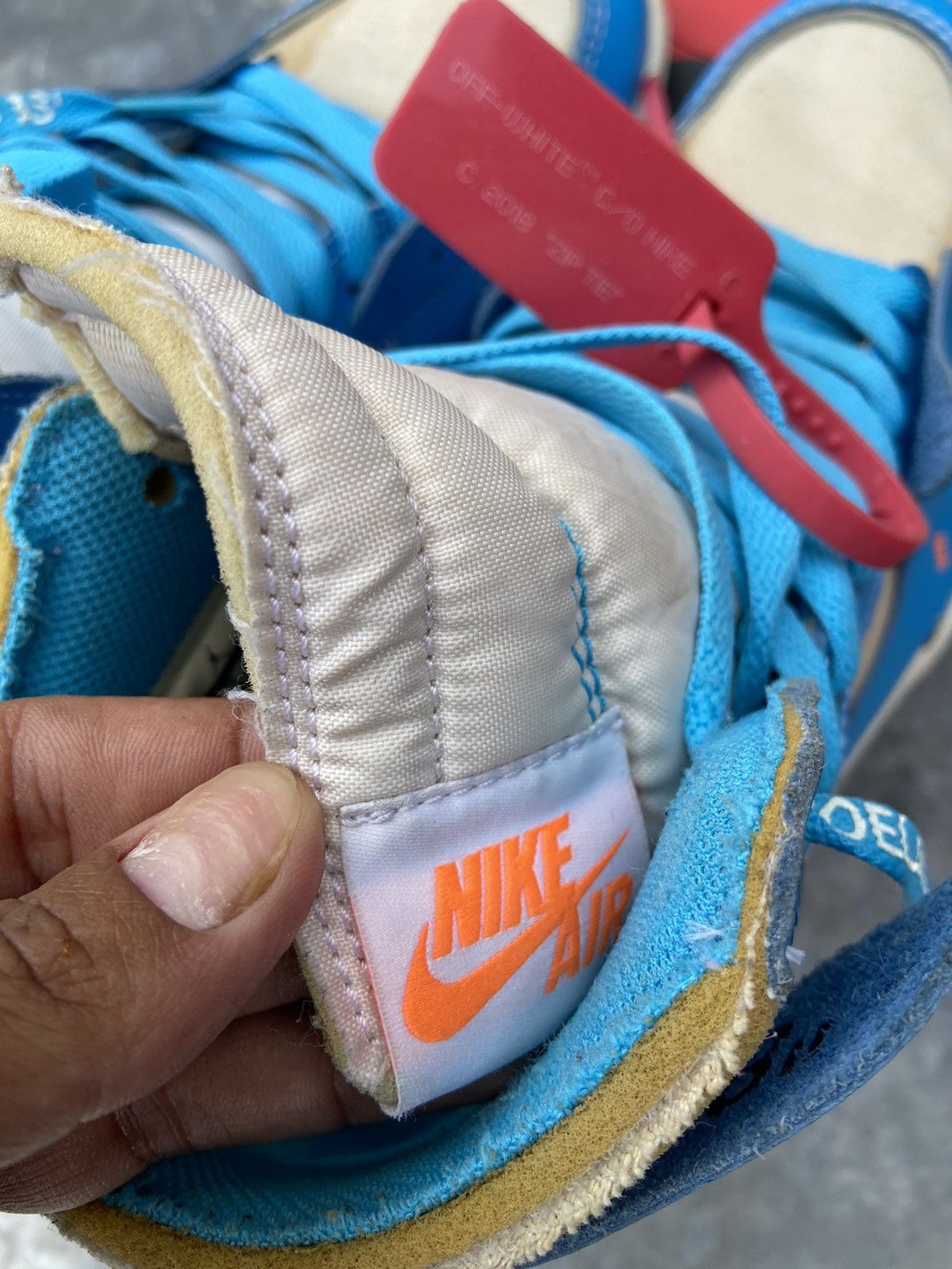 Nike AIR JORDAN 1 X OFF WHITE NRG Size US 7.5 / EU 40-41 - 5 Thumbnail