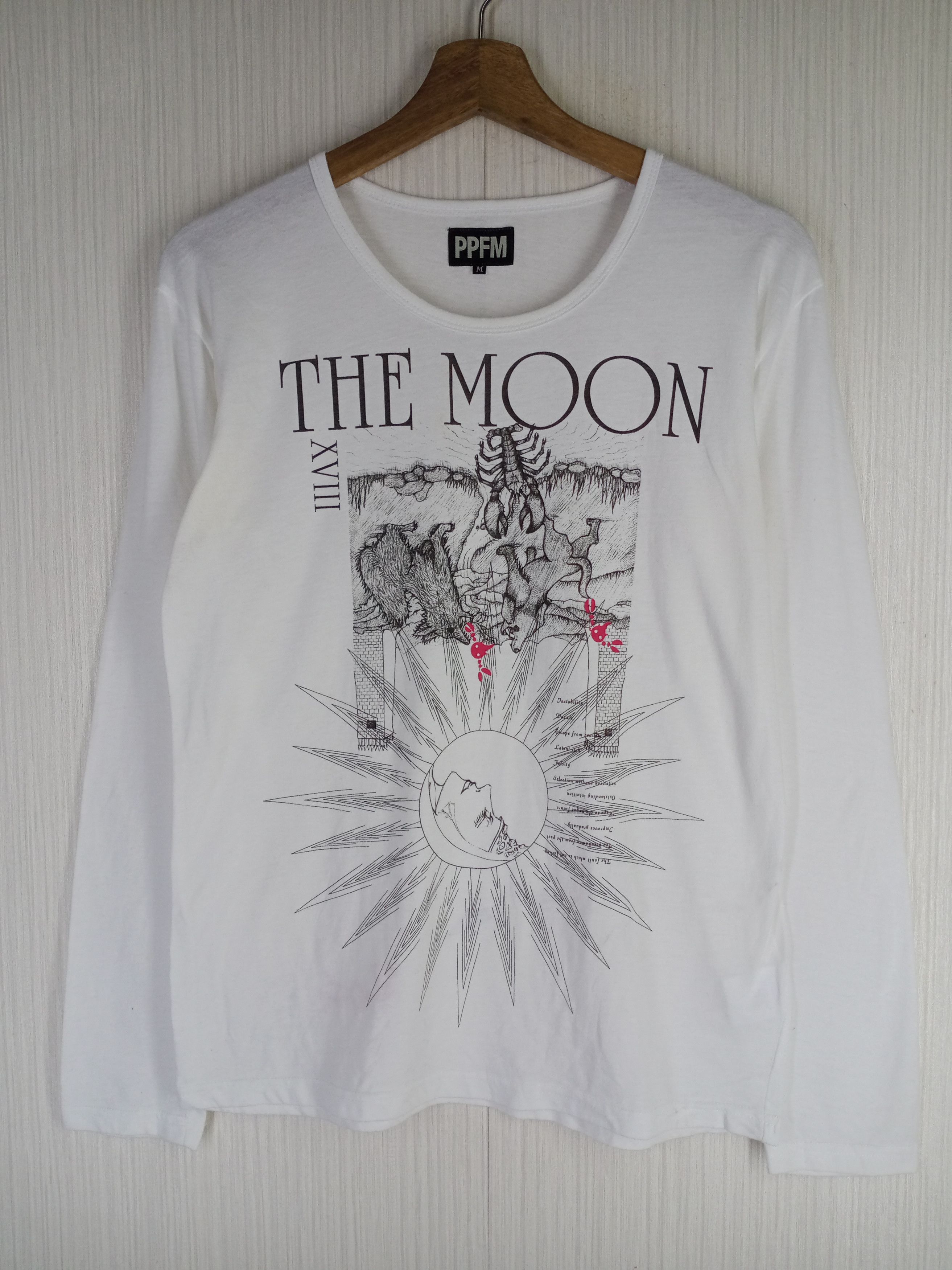 PPFM Rare Vintage PPFM The Moon Long Sleeve Tshirt Size US M / EU 48-50 / 2 - 1 Thumbnail