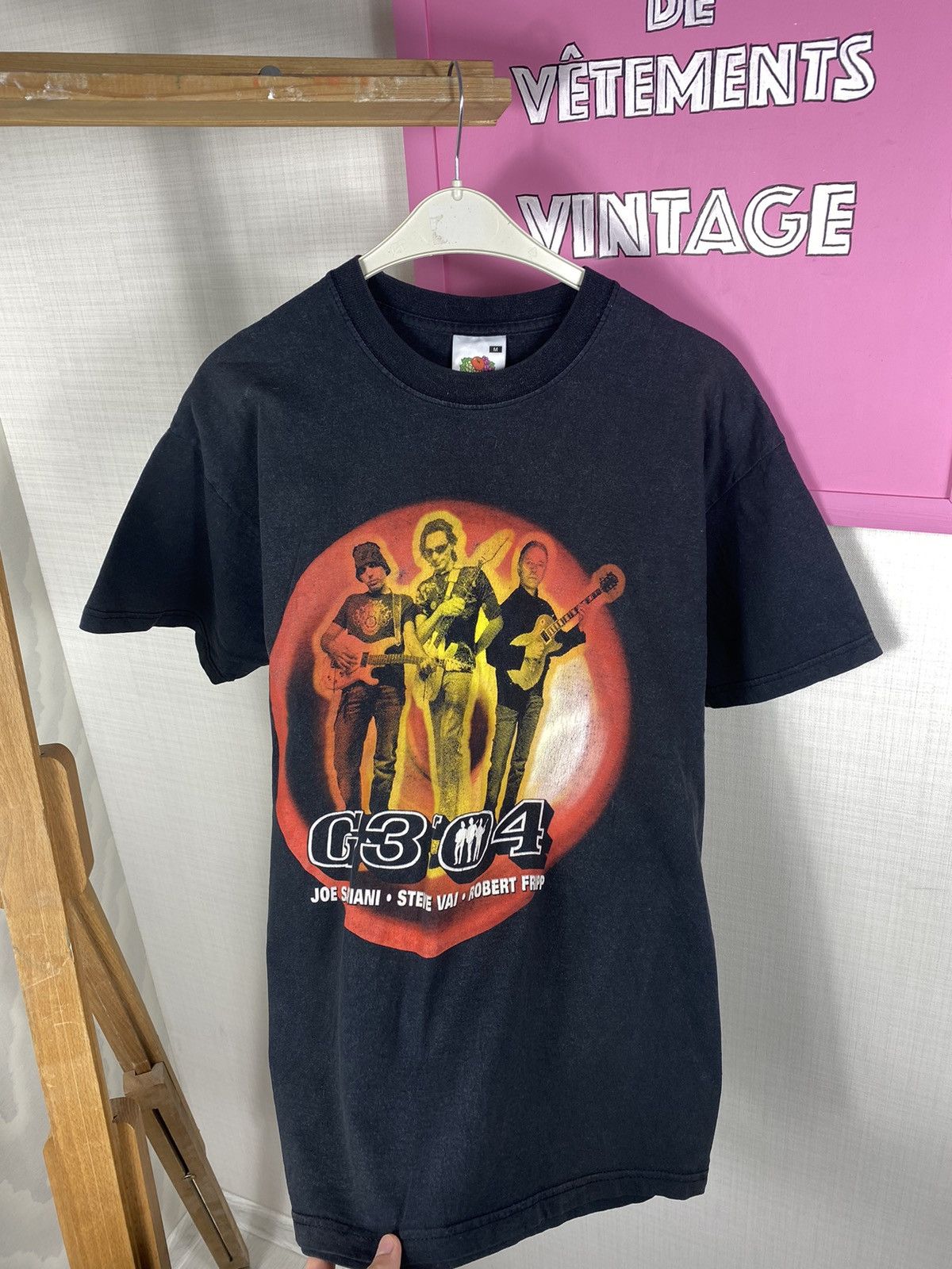 Band Tees × Fruit Of The Loom G3 Joe Satriani 2004 t Shirt Size US M / EU 48-50 / 2 - 8 Thumbnail