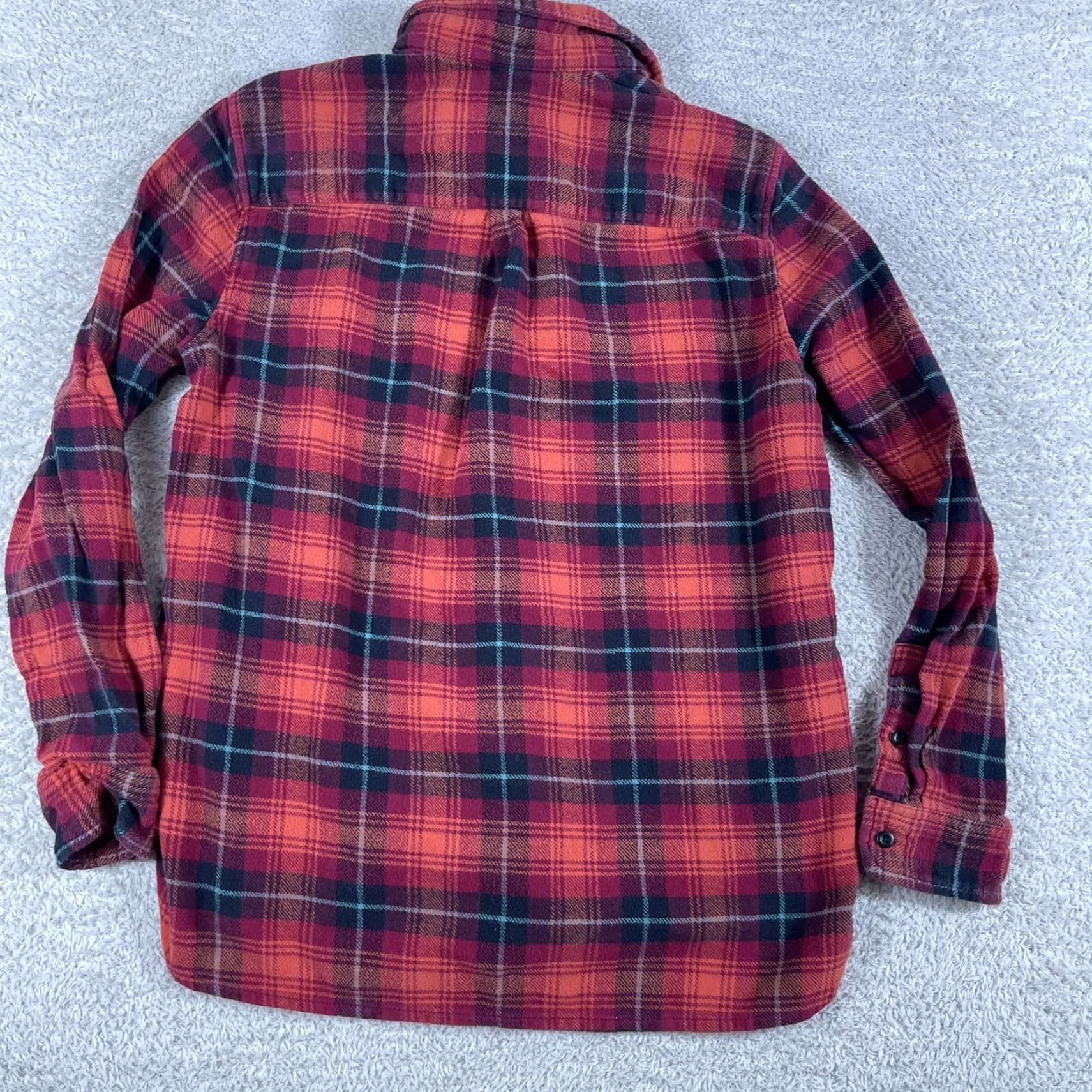 Vintage LL Bean Signature Flannel Shirt Women's Medium Plaid Red Lumberjack Hiking Swift Shirt Size M / US 6-8 / IT 42-44 - 3 Thumbnail