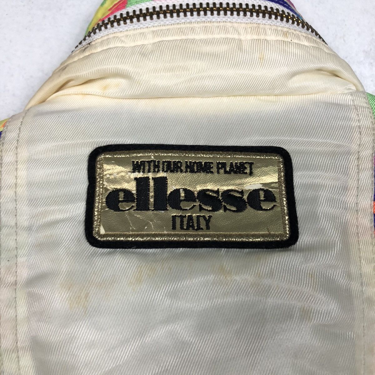 Japanese Brand 📌Vintage Cropped Ski Bomber Jacket Ellesse Multi Colour Size US M / EU 48-50 / 2 - 18 Thumbnail