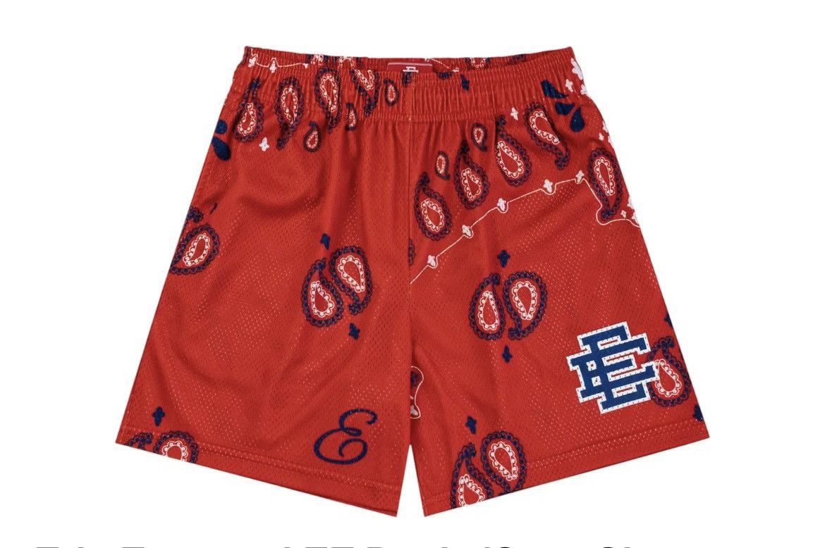 Eric Emanuel Eric Emanuel EE red paisley shorts medium Size US 30 / EU 46 - 1 Thumbnail