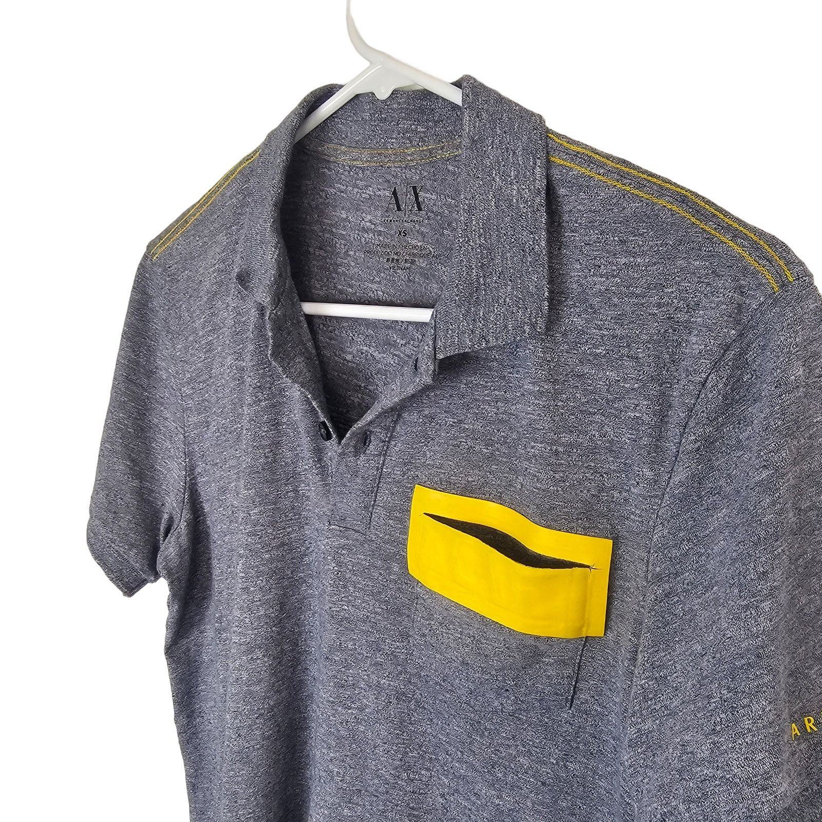 Armani Exchange Armani Exchange Mens Polo Shirt Size XS Minimalist Preppy Size US XS / EU 42 / 0 - 5 Thumbnail