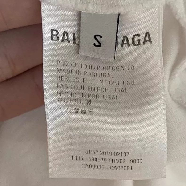 Balenciaga Balenciaga Eco-Friendly Short Sleeve Size US S / EU 44-46 / 1 - 6 Thumbnail