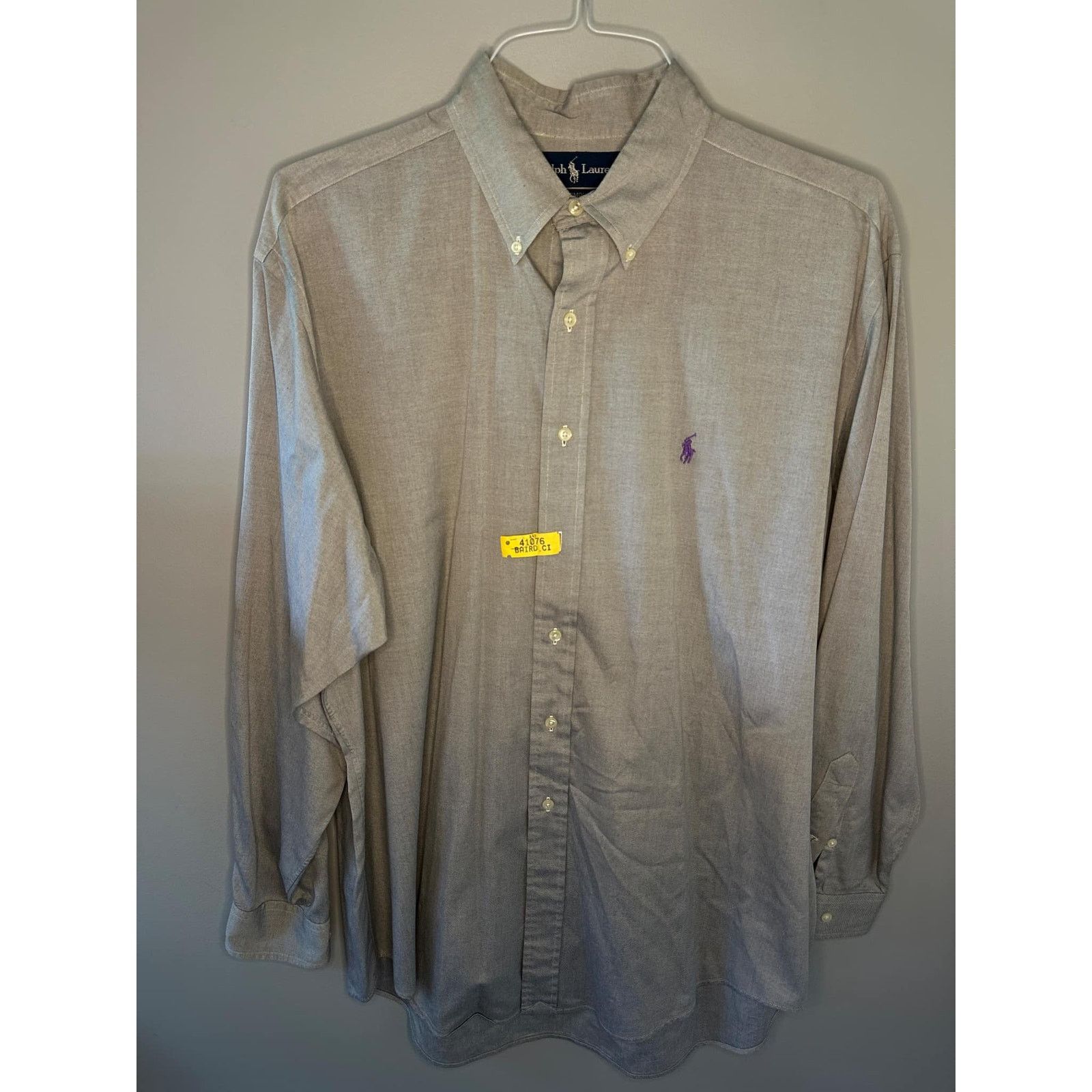 Ralph Lauren Ralph Lauren Yarmouth Pinpoint Oxford Dress Shirt 16.5 Size US L / EU 52-54 / 3 - 3 Thumbnail