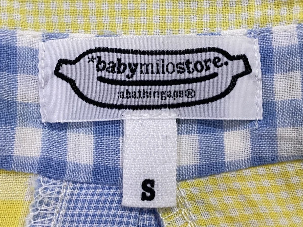 Bape × Nigo Baby Milo Pacthwork Button Up S/S Shirt Size US S / EU 44-46 / 1 - 9 Thumbnail