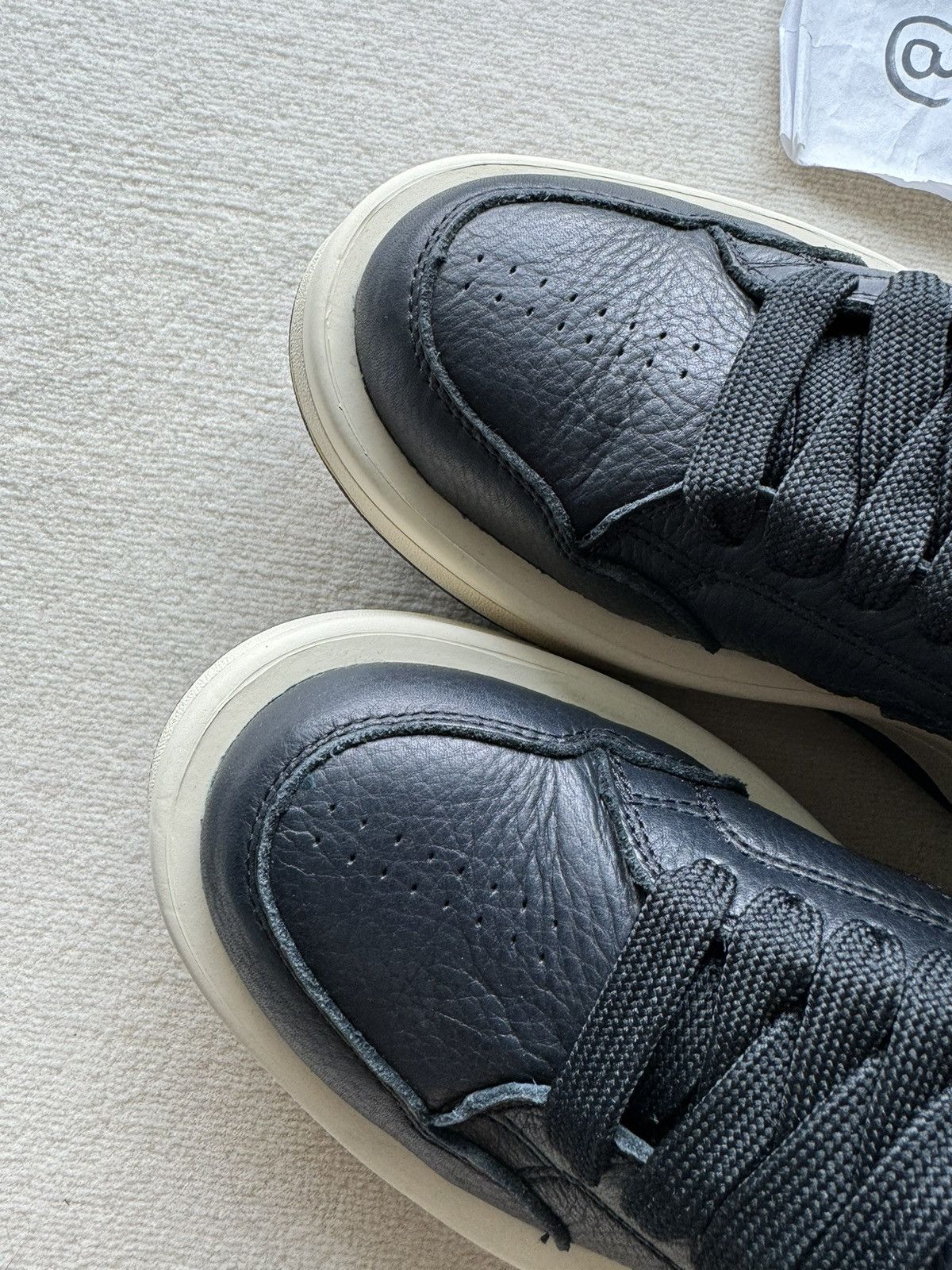 Converse × Rick Owens Drkshdw NEW | TURBOWPN DRKSHDW X CONVERSE WOMENS BLACK/MILK Size US 6 / IT 36 - 9 Thumbnail