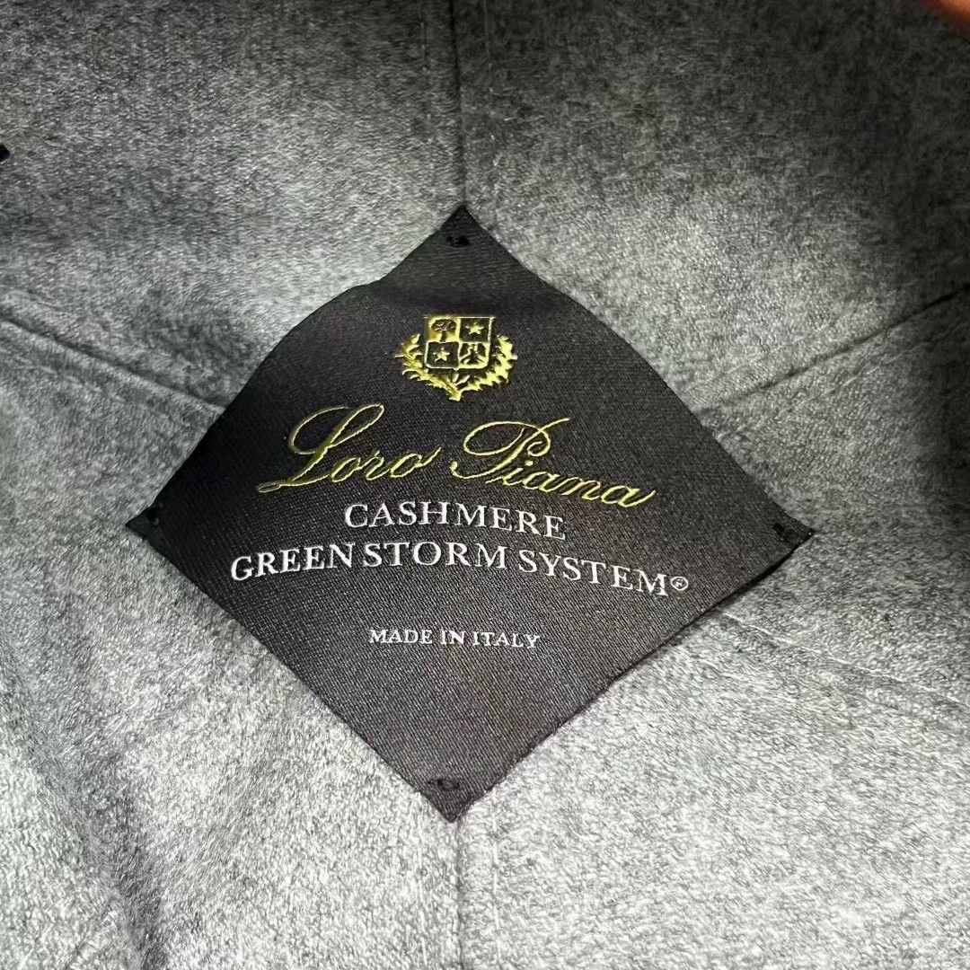Loro Piana Loro Piana Navy Blue Cap with Embroidery Size ONE SIZE - 4 Thumbnail