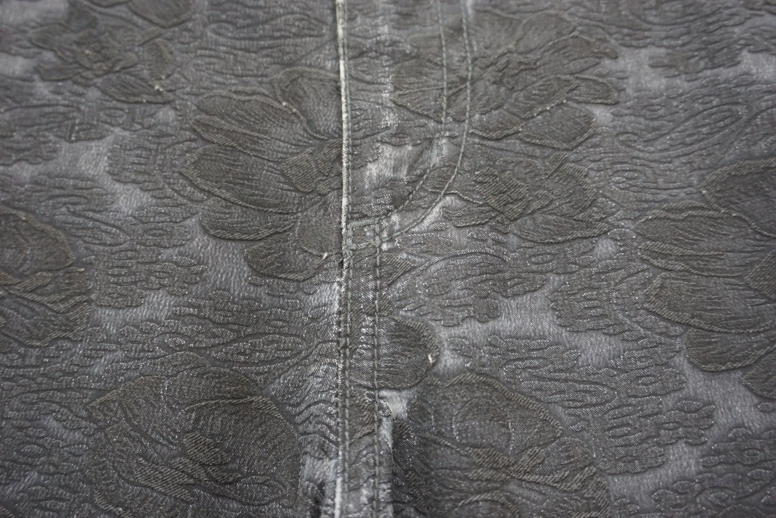 Designer Vintage Krizia Jeans Size W29xL29 Bootcut Floral Jacquard Size 29" - 7 Thumbnail