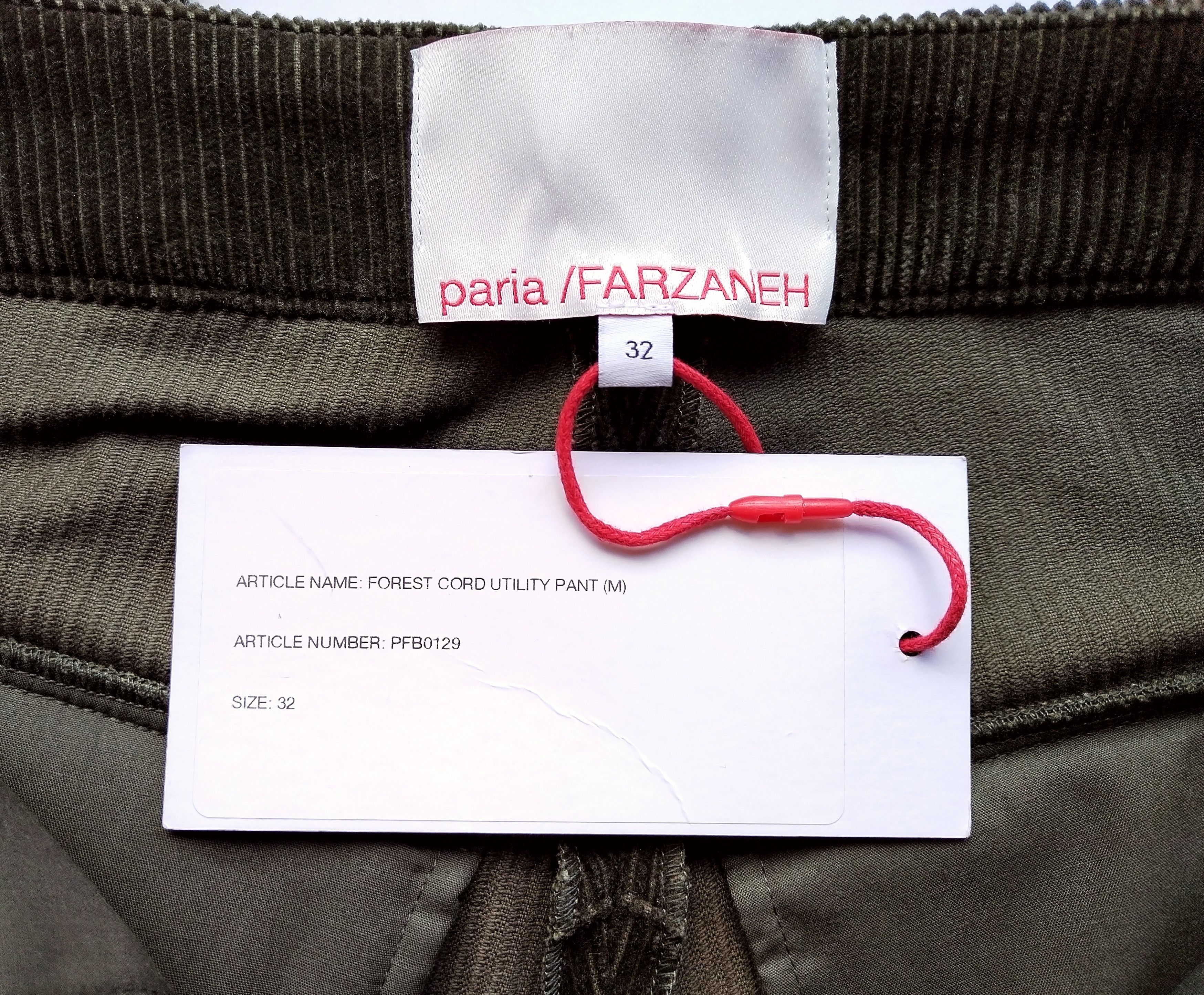 Paria Farzaneh Corduroy utility pants Size US 32 / EU 48 - 8 Thumbnail