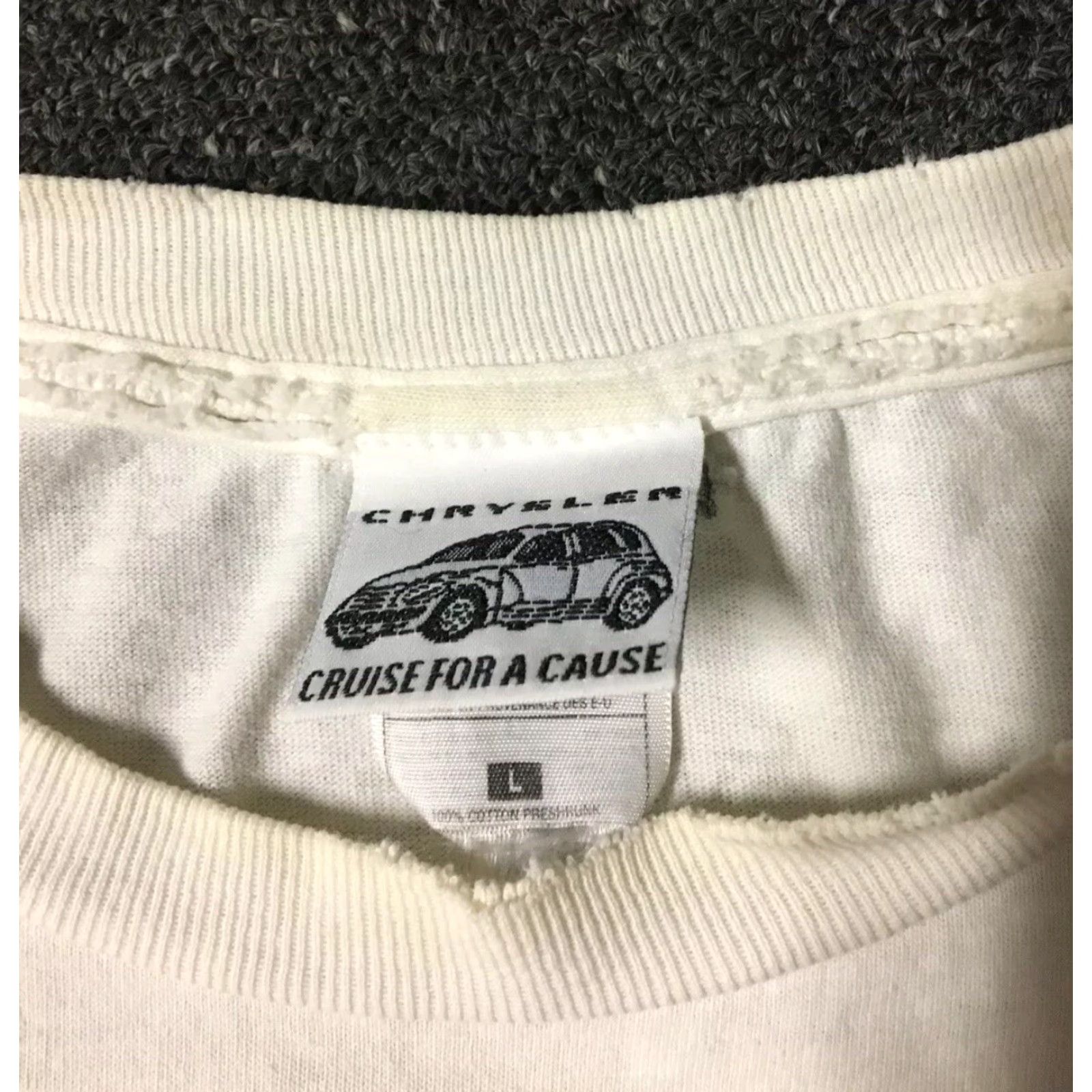 Vintage Vtg Chrysler PT Cruiser Promo Faded Shirt L Distressed Car Grunge 90s Size US L / EU 52-54 / 3 - 3 Thumbnail