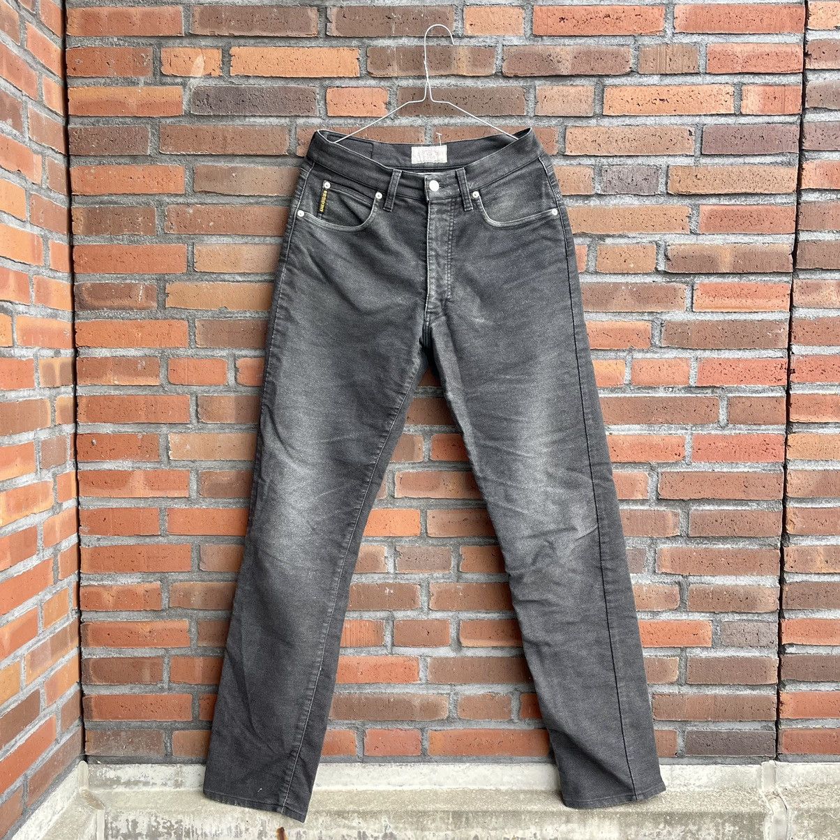 Faded Black Vintage 90s Armani Jeans Made in Italy