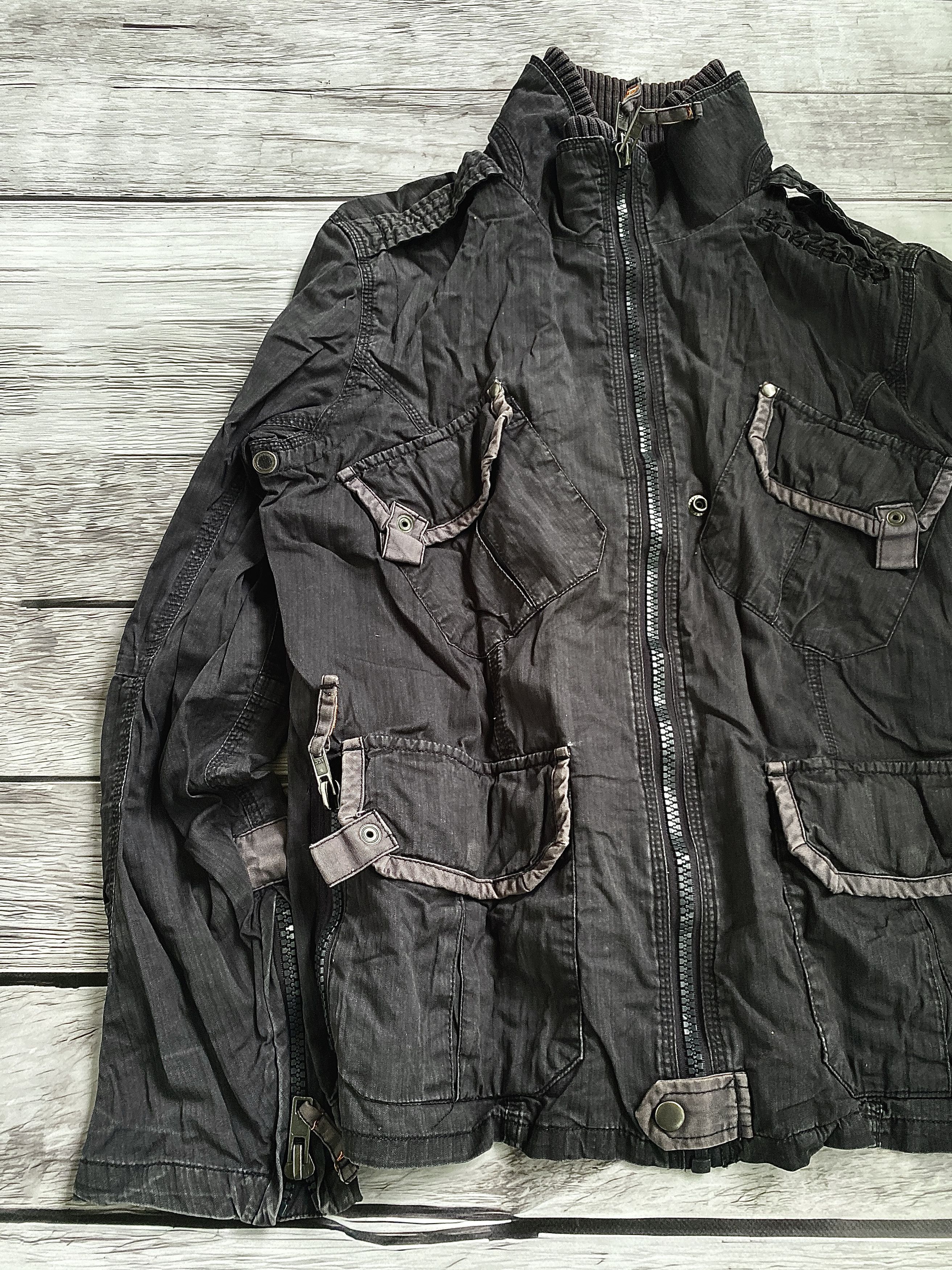 If Six Was Nine VTG JAPANESE BALENCIAGA TYPE CROPPED CARGO JACKET Size US M / EU 48-50 / 2 - 6 Thumbnail
