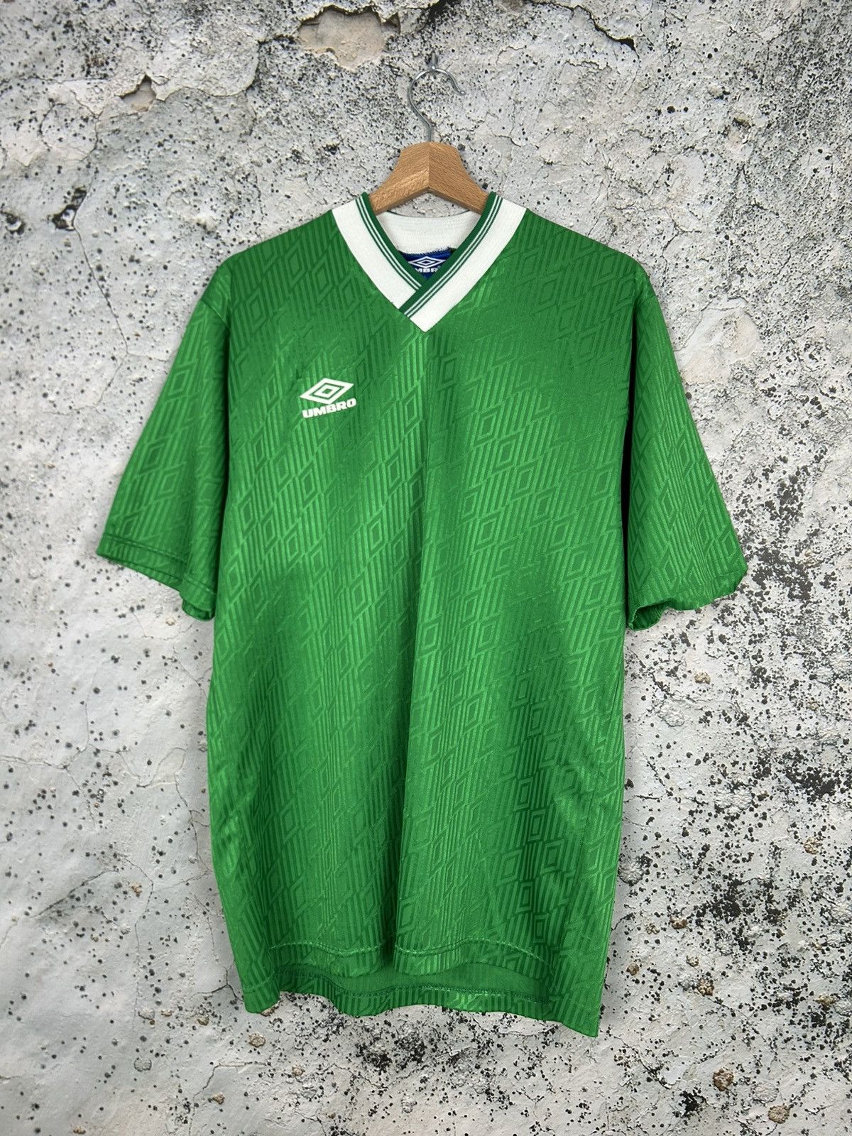Vintage 90s Umbro Football Tee Soccer Jersey Retro
