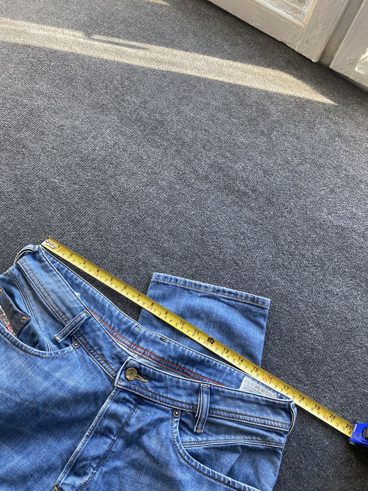 Diesel 🔥Diesel Opium Punk Iakop Regular Slim Tapered Jeans gothic Size US 34 / EU 50 - 9 Thumbnail