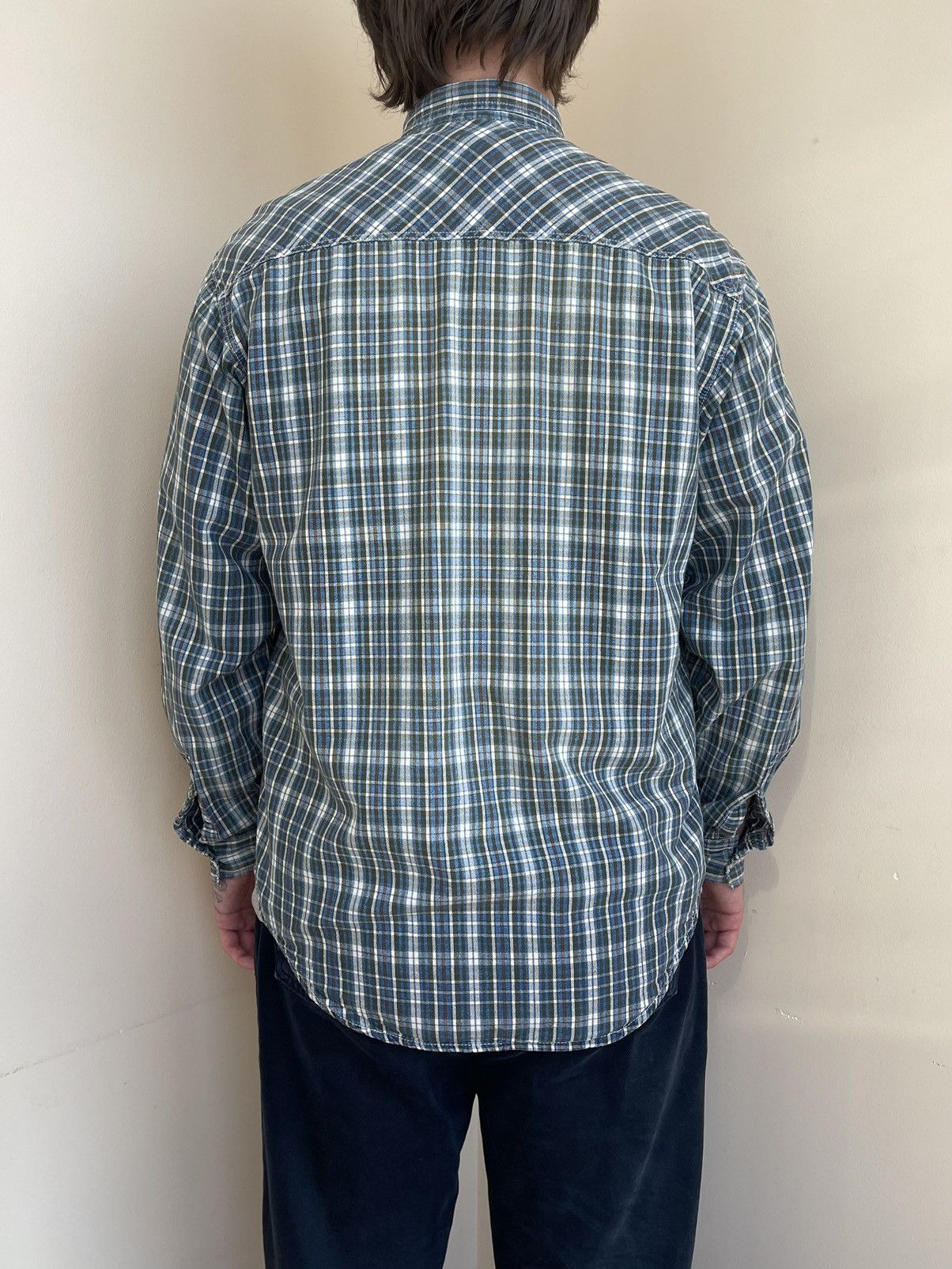 Levi's White Tab Plaid Checked Button Down Long Sleeve Shirt 90s Size US M / EU 48-50 / 2 - 4 Thumbnail
