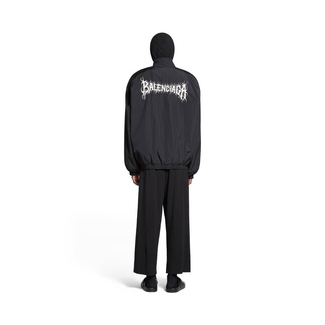 Balenciaga o1tr1nto0725 DIY Metal Outline Tracksuit Jacket in Black Size US XL / EU 56 / 4 - 5 Thumbnail