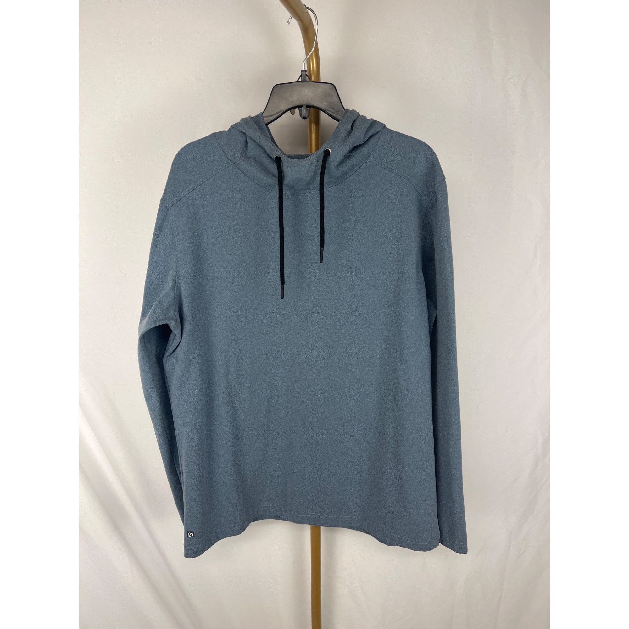 Other 01.Algo Mens Performance Hoodie L Blue Quick-Dry Moisture-Wi Size US L / EU 52-54 / 3 - 1 Thumbnail