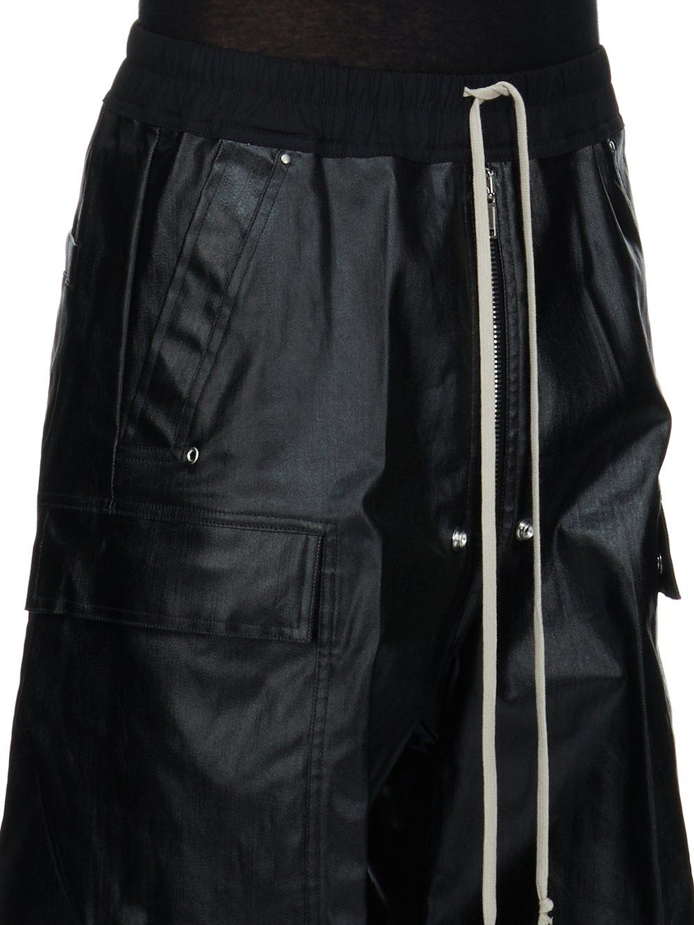 Rick Owens o1s1v1n0724 Cargo Pants in Black Size US 34 / EU 50 - 4 Thumbnail