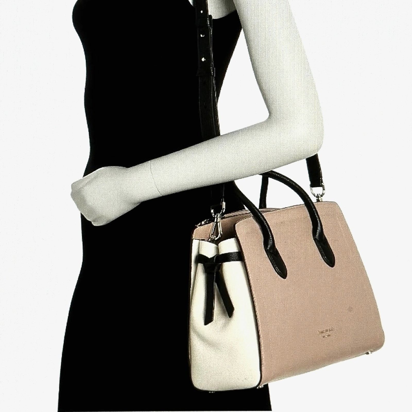 Kate Spade Kate Spade Knott Colorblock Leather Satchel Kraft Paper Size ONE SIZE - 2 Thumbnail