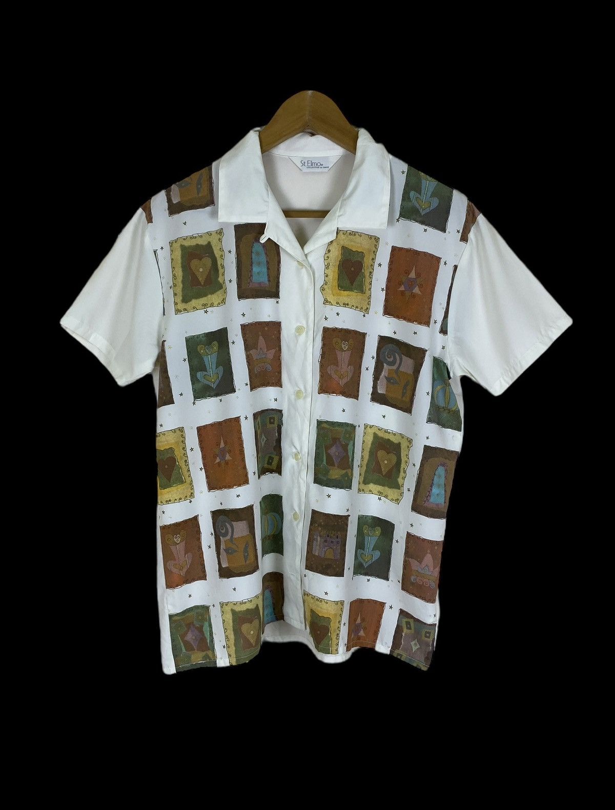 Japanese Brand Japanese St Elmo Frame Diagram Inspired By Picasso Shirt Size US M / EU 48-50 / 2 - 2 Thumbnail