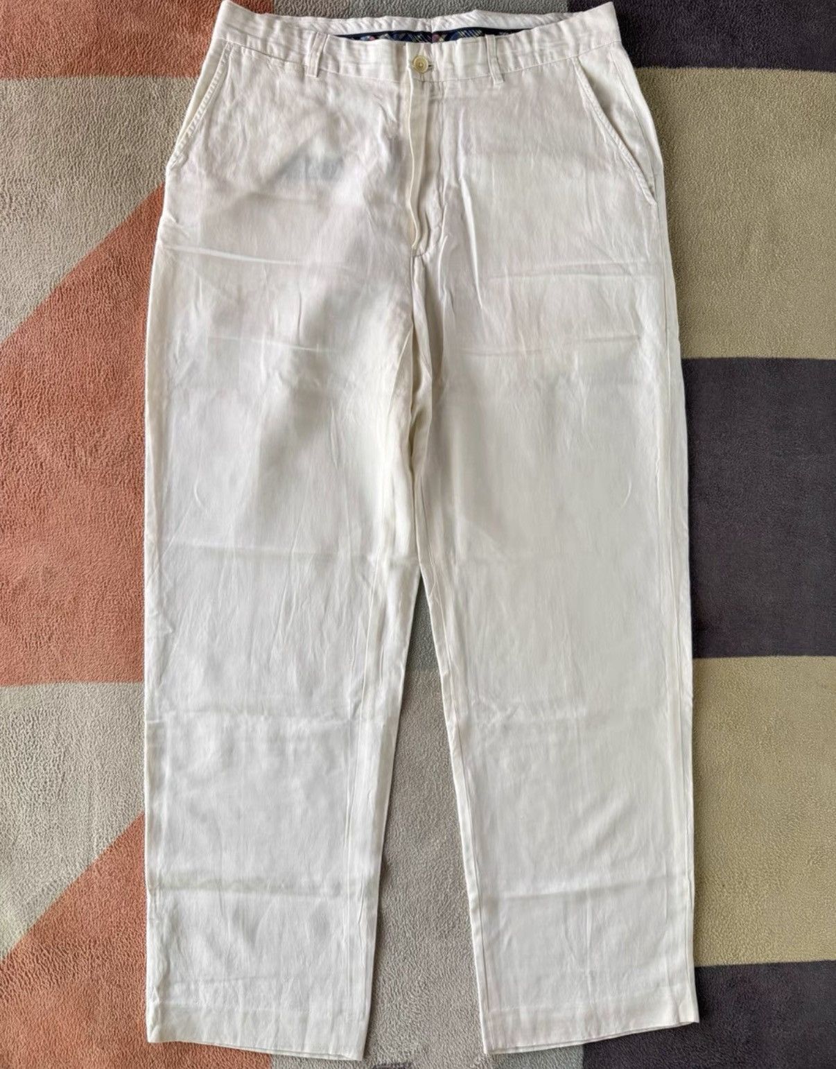 Polo Ralph Lauren Ralph Lauren Polo RL Silk Linen Pants K22 Size US 32 / EU 48 - 1 Thumbnail