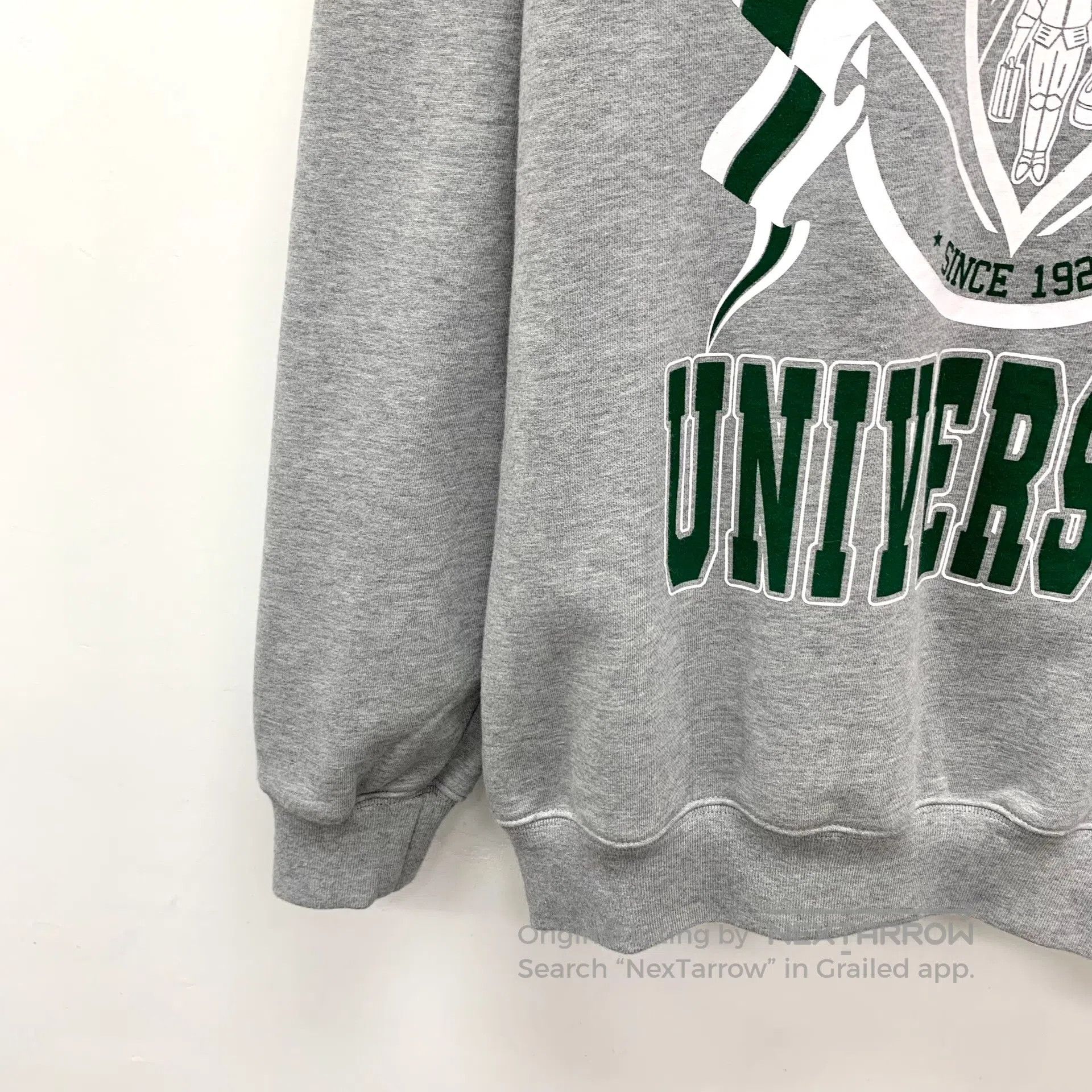 Gucci Guicci Grey Logo Letter Printed Cotton Round Neck Long Sle Size US XS / EU 42 / 0 - 4 Thumbnail