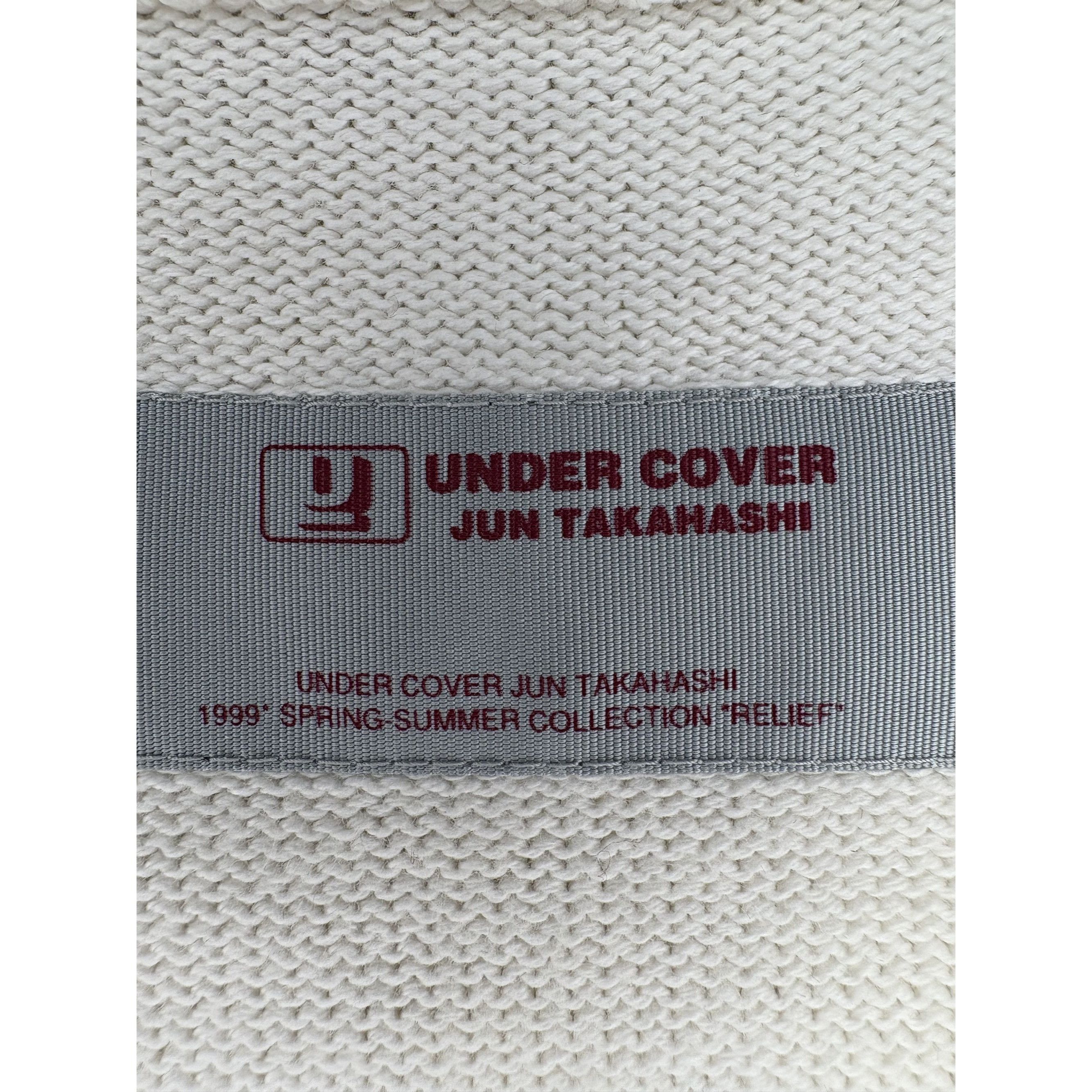 Undercover ♚ Undercover SS99 'Relief' Zip up Sweater ♚ Size S / US 4 / IT 40 - 7 Thumbnail