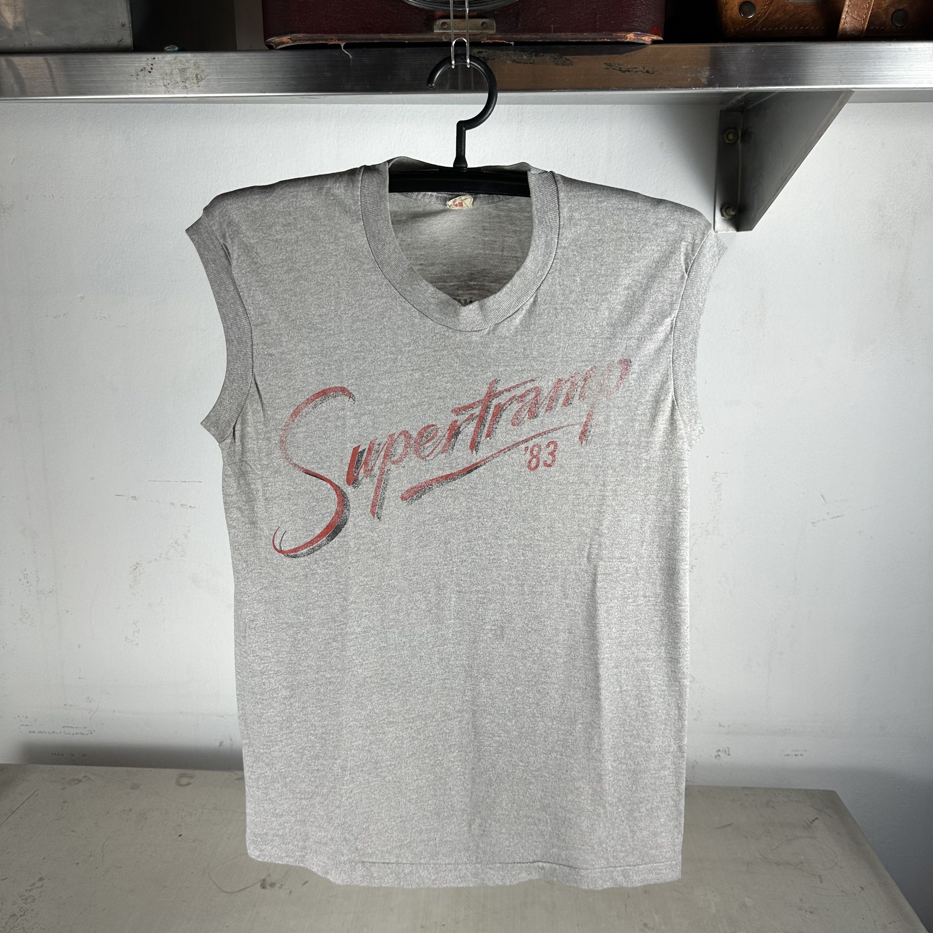 Vintage Vintage 1983 Supertramp World Tour Concert Rock Band Size US S / EU 44-46 / 1 - 1 Thumbnail