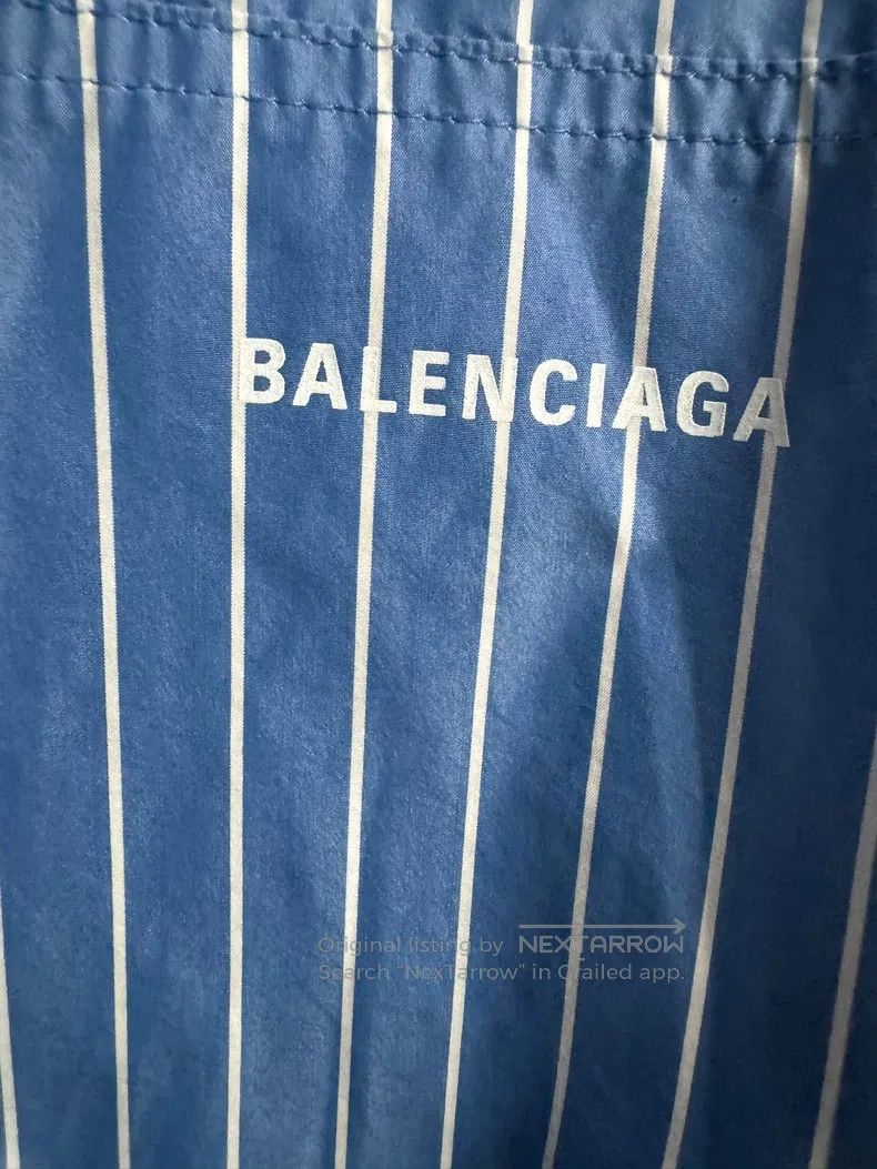 Balenciaga Balenciaga Blue and white striped windbreaker Size US S / EU 44-46 / 1 - 3 Thumbnail