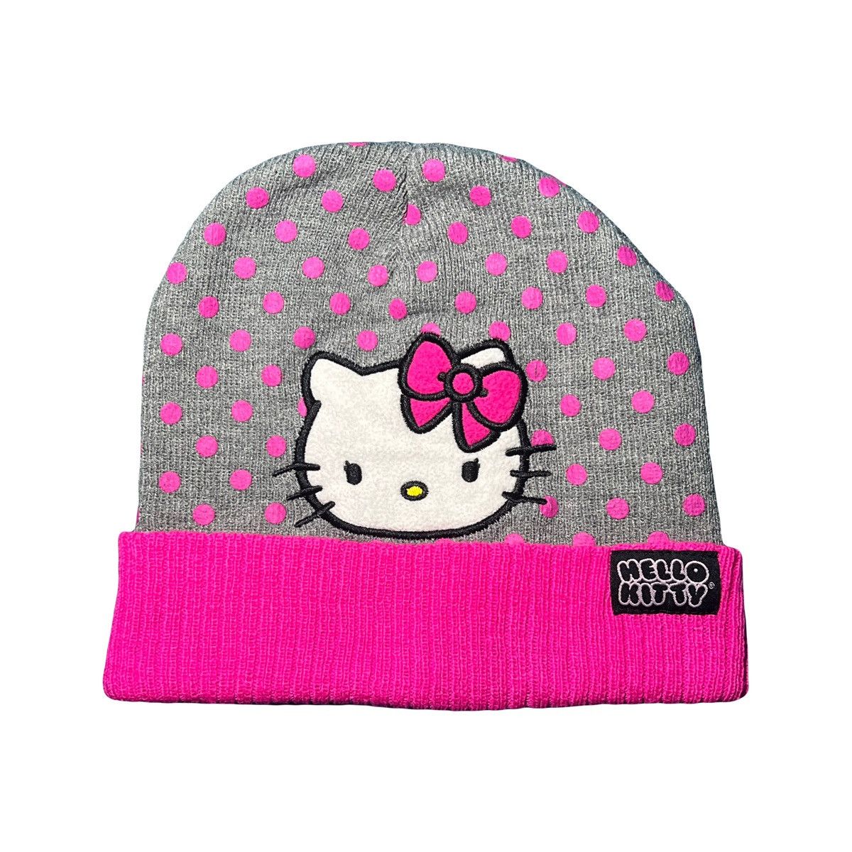 Other Y2k Hello Kitty Beanie Hat Hello Bunny Big Logo Size ONE SIZE - 2 Thumbnail