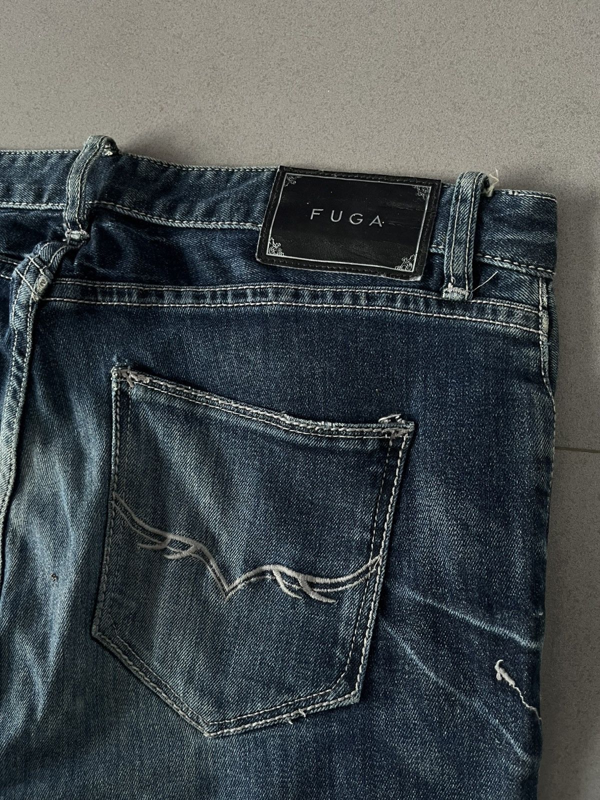 GOSTAR DE FUGA FUGA JAPANESE 00’s VINTAGE DENIM DISTRESSED PANTS JEANS VKEI Size US 30 / EU 46 - 7 Thumbnail