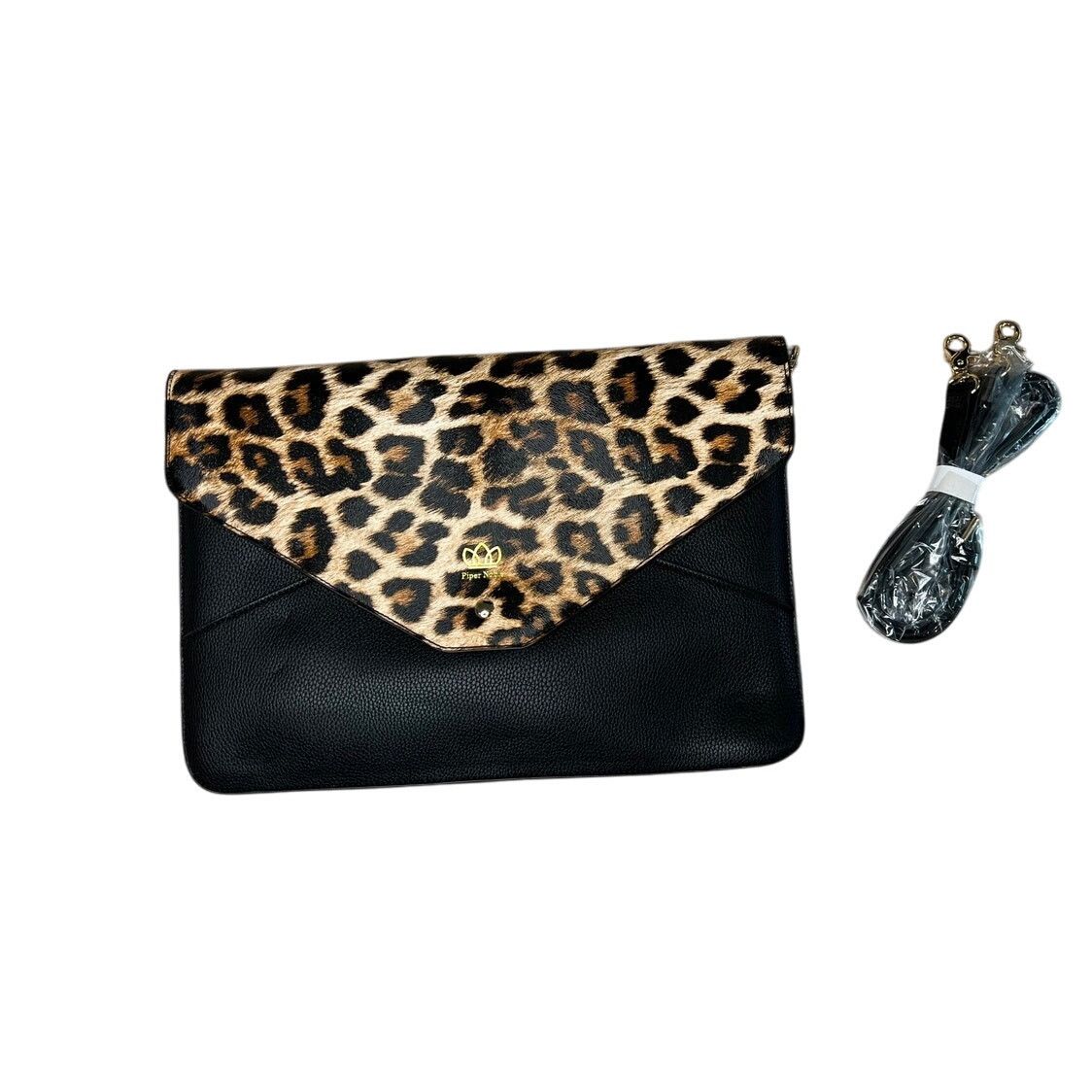 Other Piper Noble Leopard Print LARGE Organizer Laptop Crossbody Size ONE SIZE - 2 Thumbnail