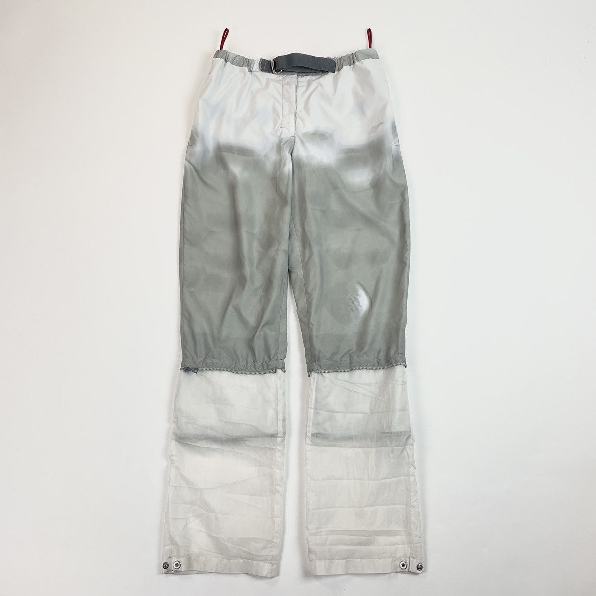 image of Prada Ss00 Runway Convertible Pants in White, Men's (Size 30)