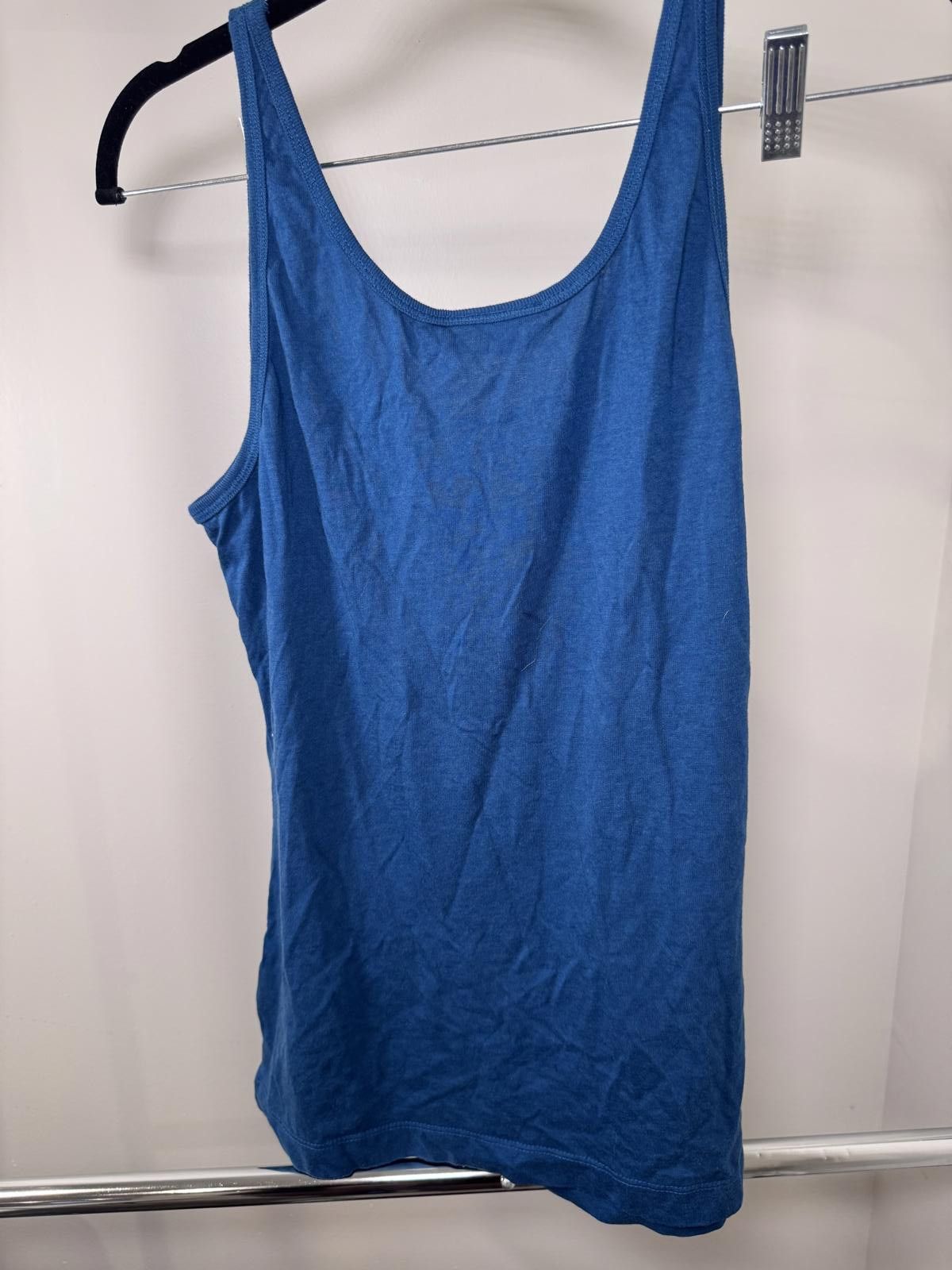 Other Blue Sequin Embellished Tank Top Size L / US 10 / IT 46 - 2 Thumbnail