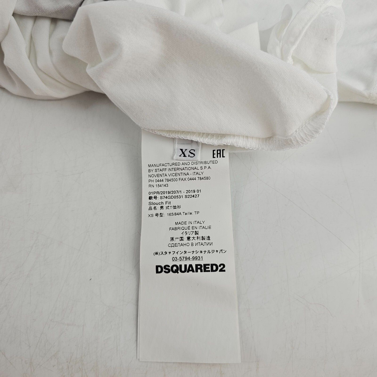 Dsquared2 DSQUARED2 White T-shirt Size XS New Size US XS / EU 42 / 0 - 9 Thumbnail