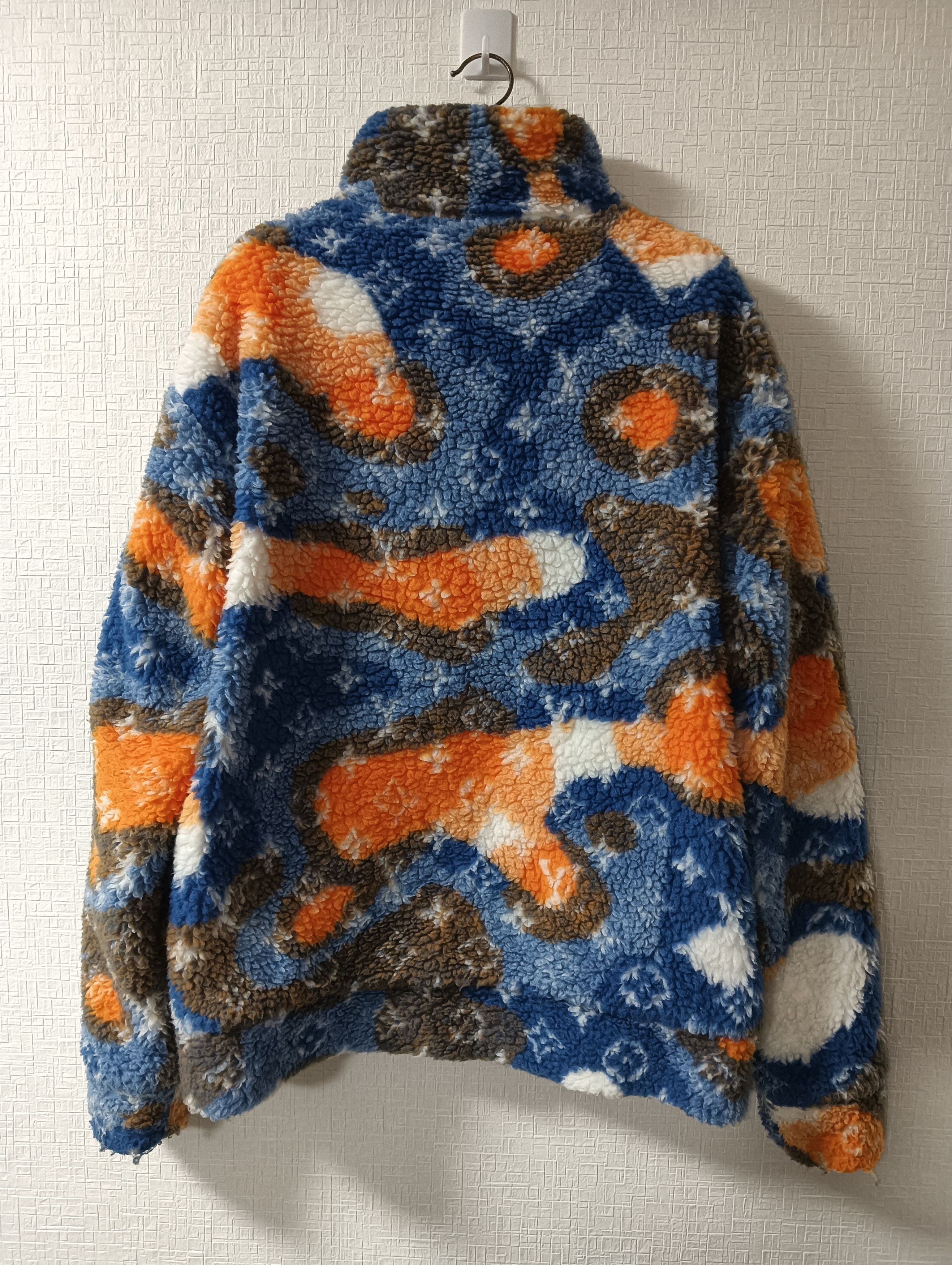 Louis Vuitton Jacquard Camo Fleece Jacket Size US L / EU 52-54 / 3 - 2 Thumbnail