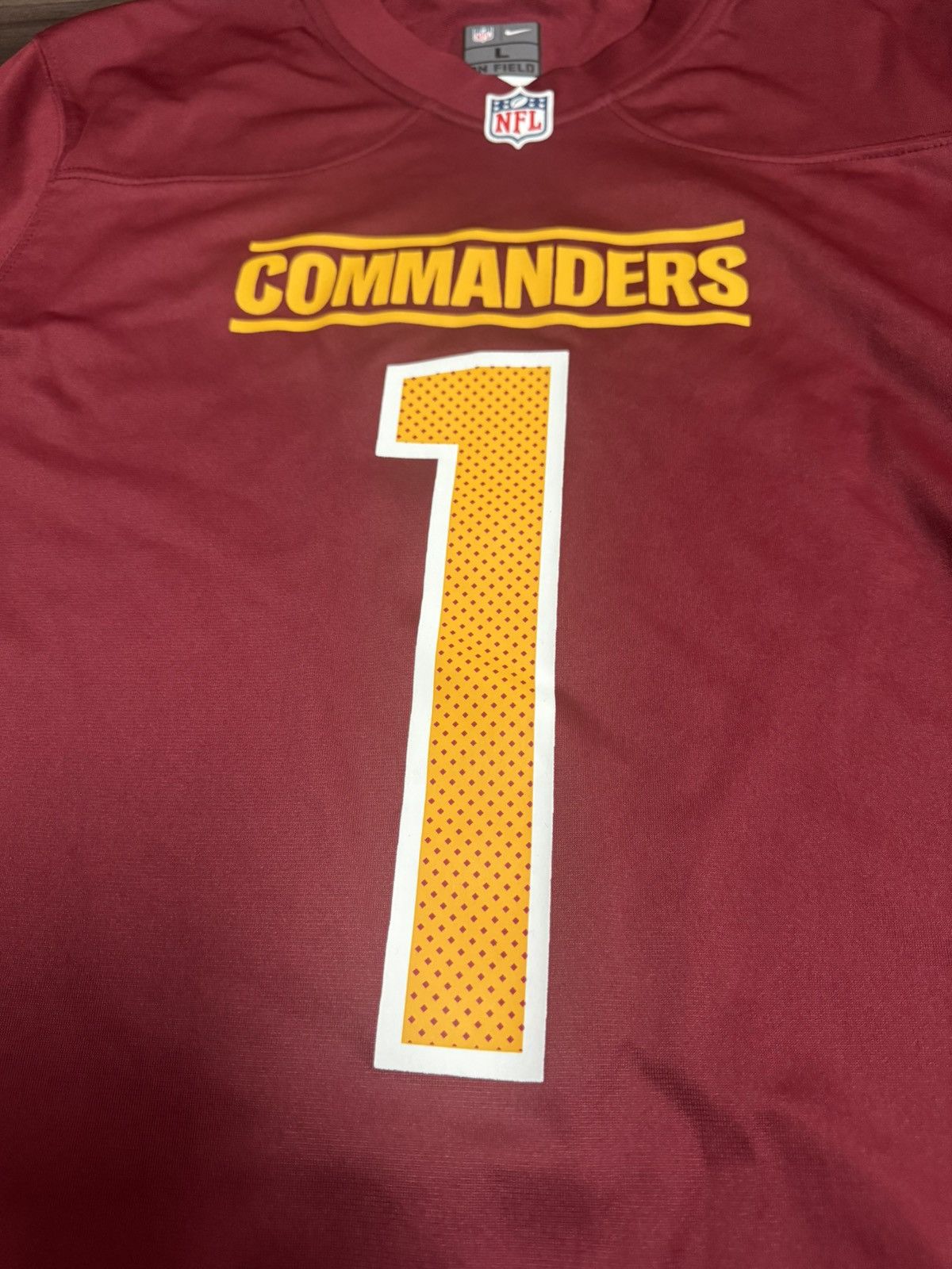 Nike Nike Washington Commanders #1 Jahan Dotson NFL Home Jersey Size US L / EU 52-54 / 3 - 5 Thumbnail
