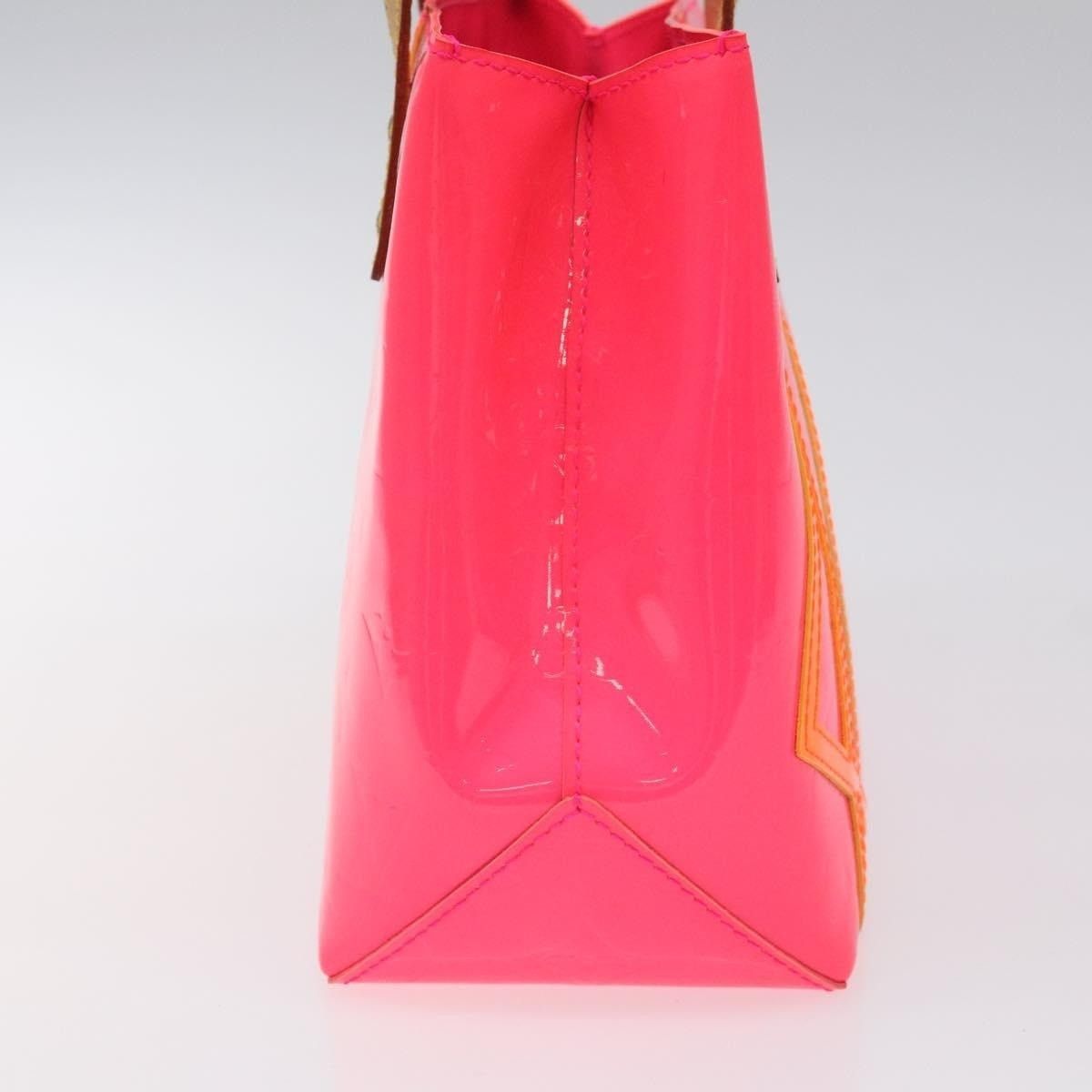Louis Vuitton Louis Vuitton Monogram Vernis Fluo Reade PM Handbag Red Size ONE SIZE - 10 Thumbnail