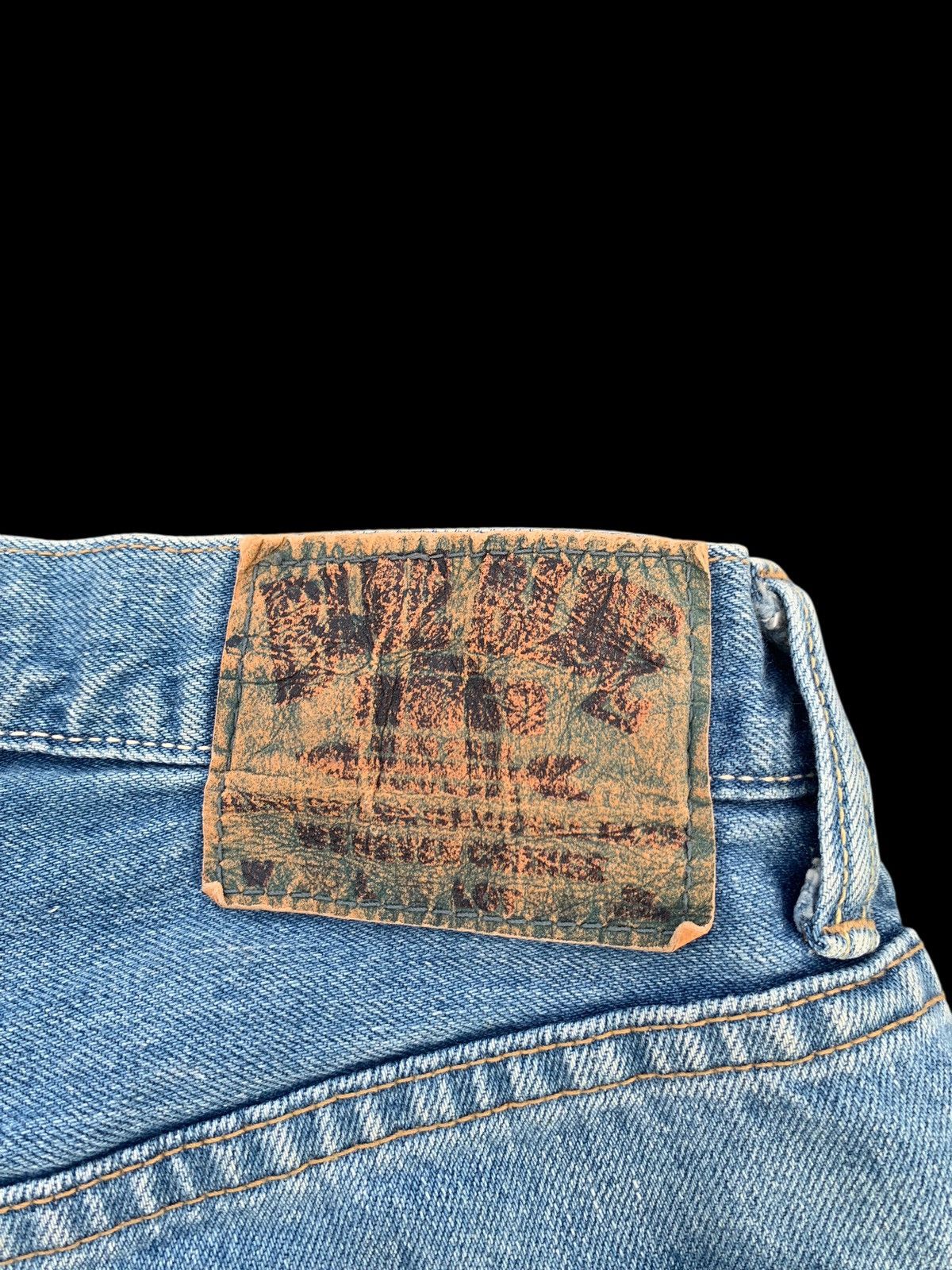 Kapital VINTAGE BLUE BLUE JAPAN INDIGO SELVEDGE DISTRESSED DENIM Size US 28 / EU 44 - 12 Thumbnail